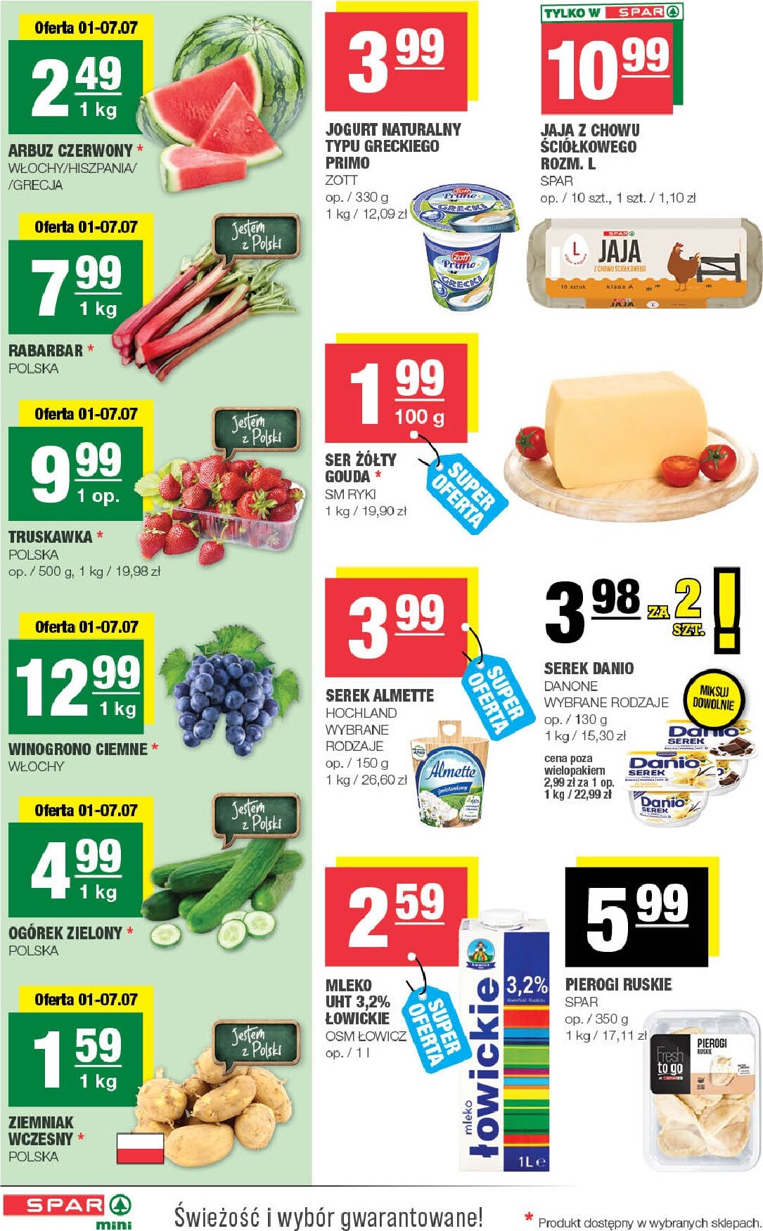 spar - Nowa gazetka SPAR - MINI | SPAR – świeżość i wybór gwarantowane ważna od 01.07.2026 do 07.07.2026 - page: 2