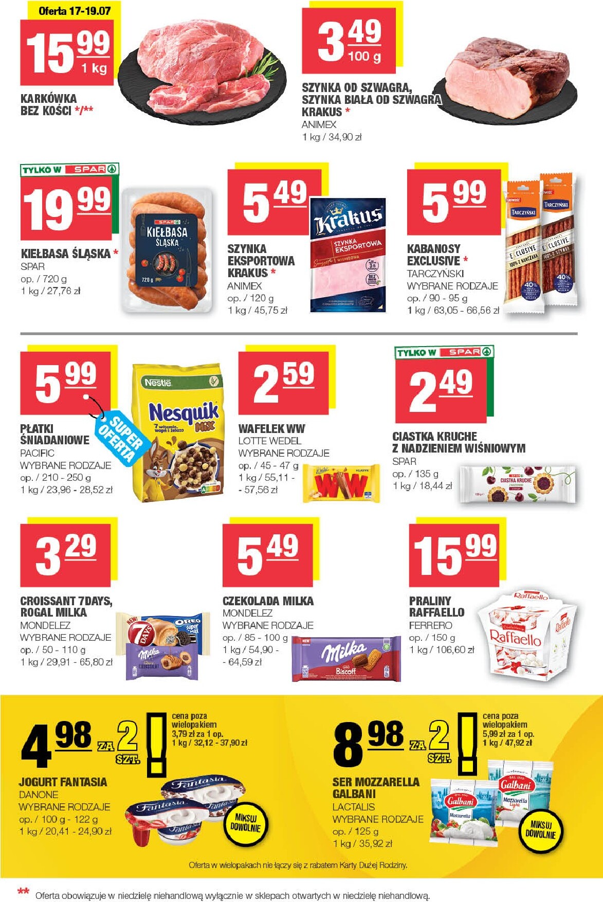 spar - Nowa gazetka SPAR - MINI | SPAR – świeżość i wybór gwarantowane ważna od 15.07.2026 do 21.07.2026 - page: 3
