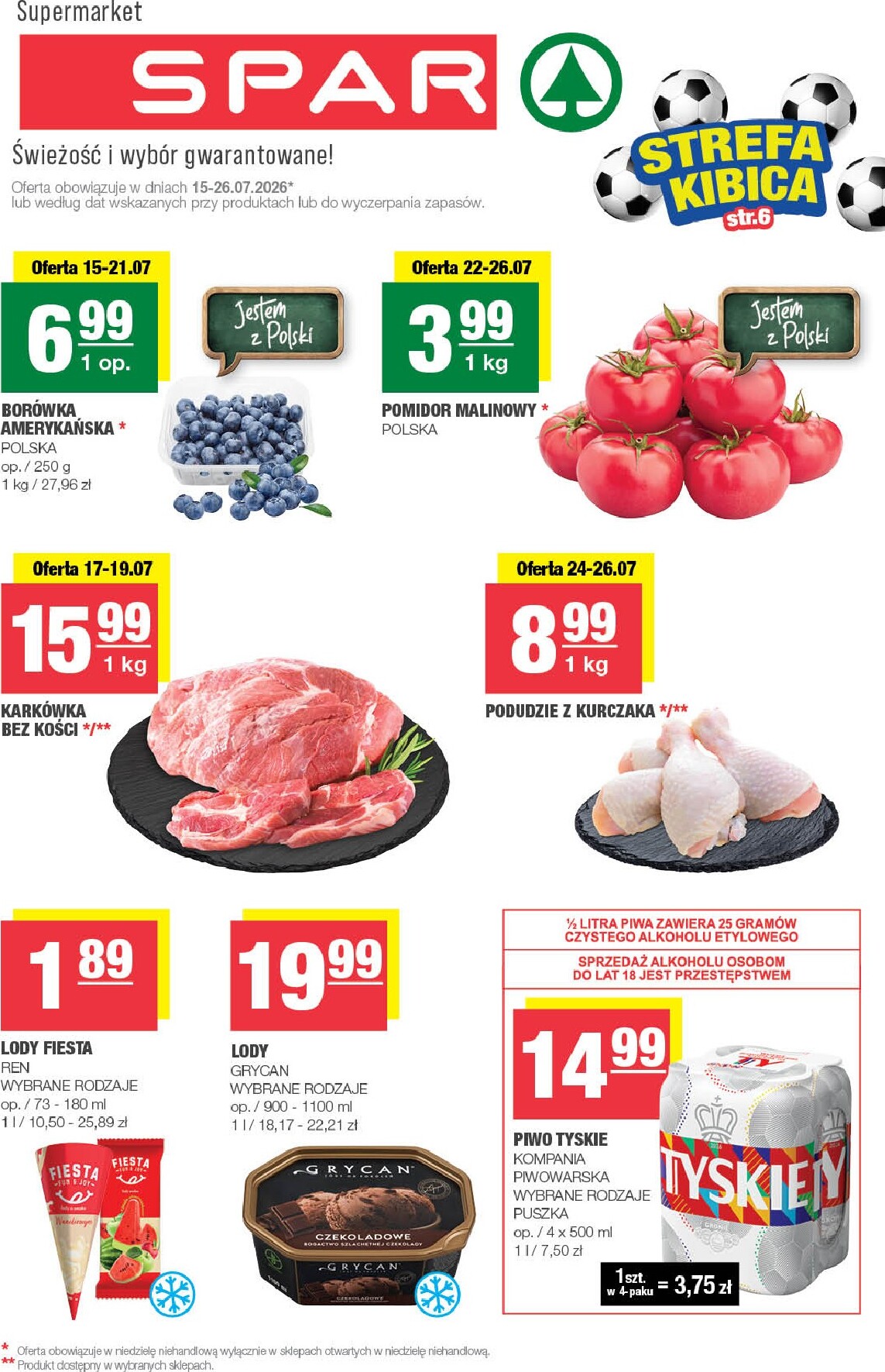 spar - Nowa gazetka SPAR - SPAR | SPAR – świeżość i wybór gwarantowane ważna od 15.07.2026 do 21.07.2026