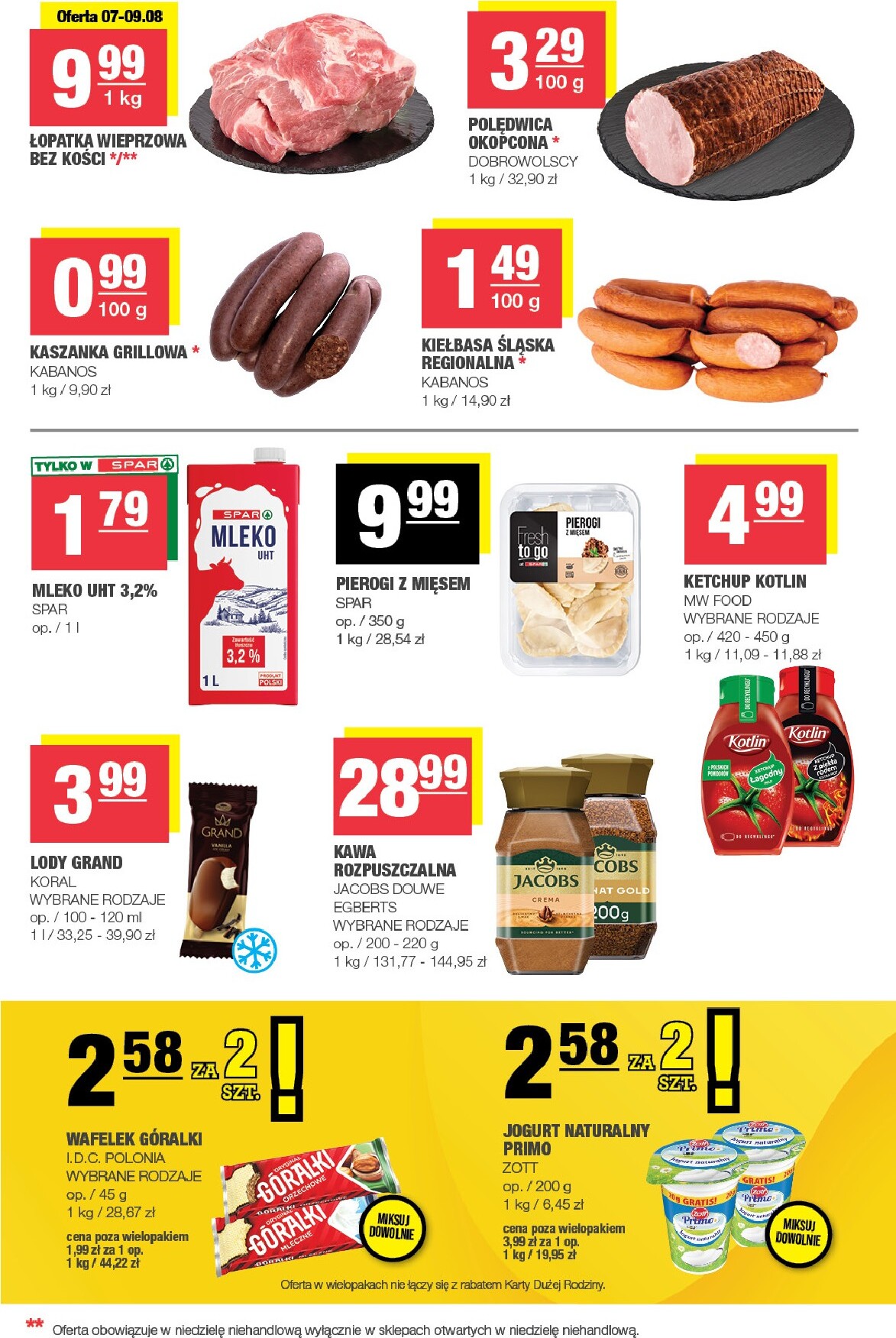 spar - Nowa gazetka SPAR - Mini, Express ważna od 29.07.2026 do 09.08.2026 - page: 3