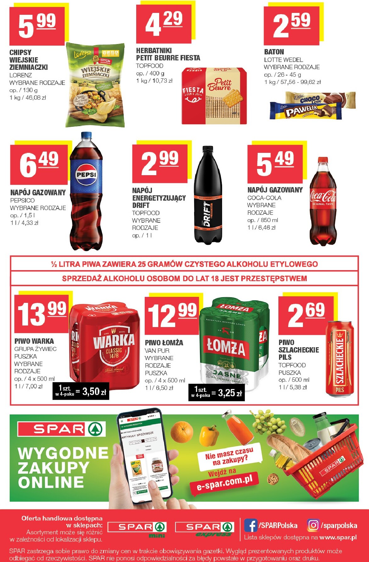 spar - Nowa gazetka SPAR - Mini, Express ważna od 29.07.2026 do 09.08.2026 - page: 4