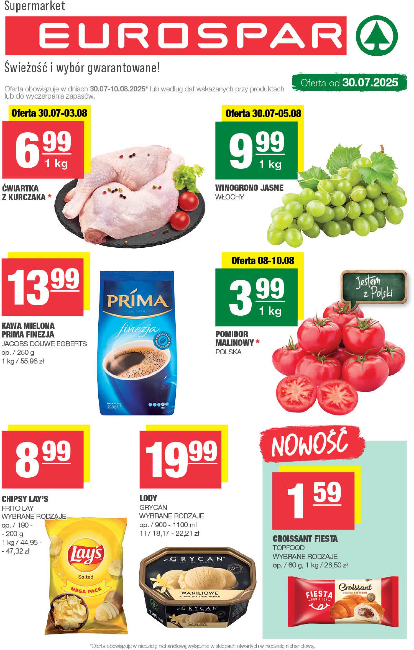 spar - Gazetka EUROSPAR ważna od 30.07. - 10.08.