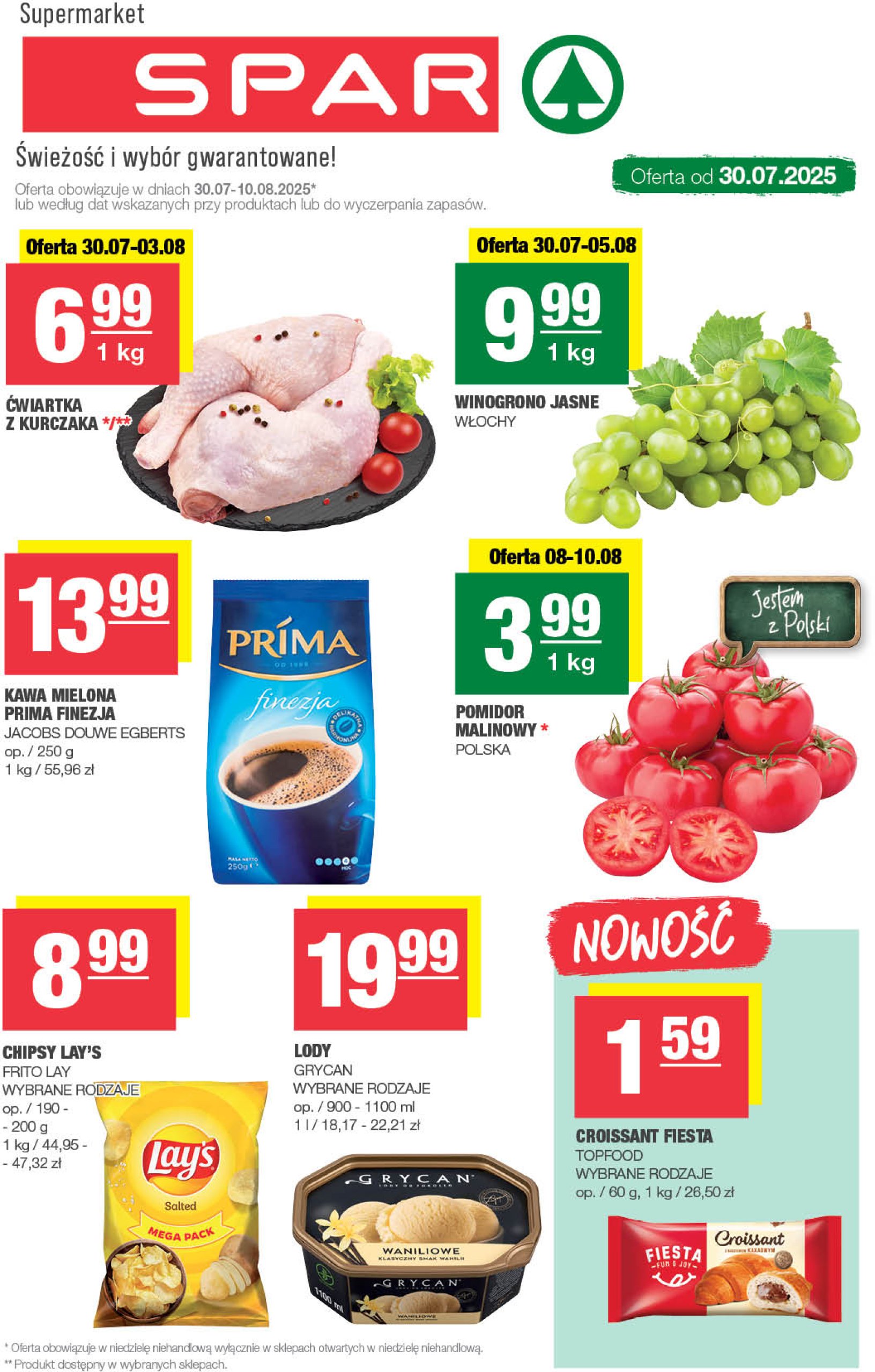 spar - Gazetka SPAR ważna od 30.07. - 10.08.