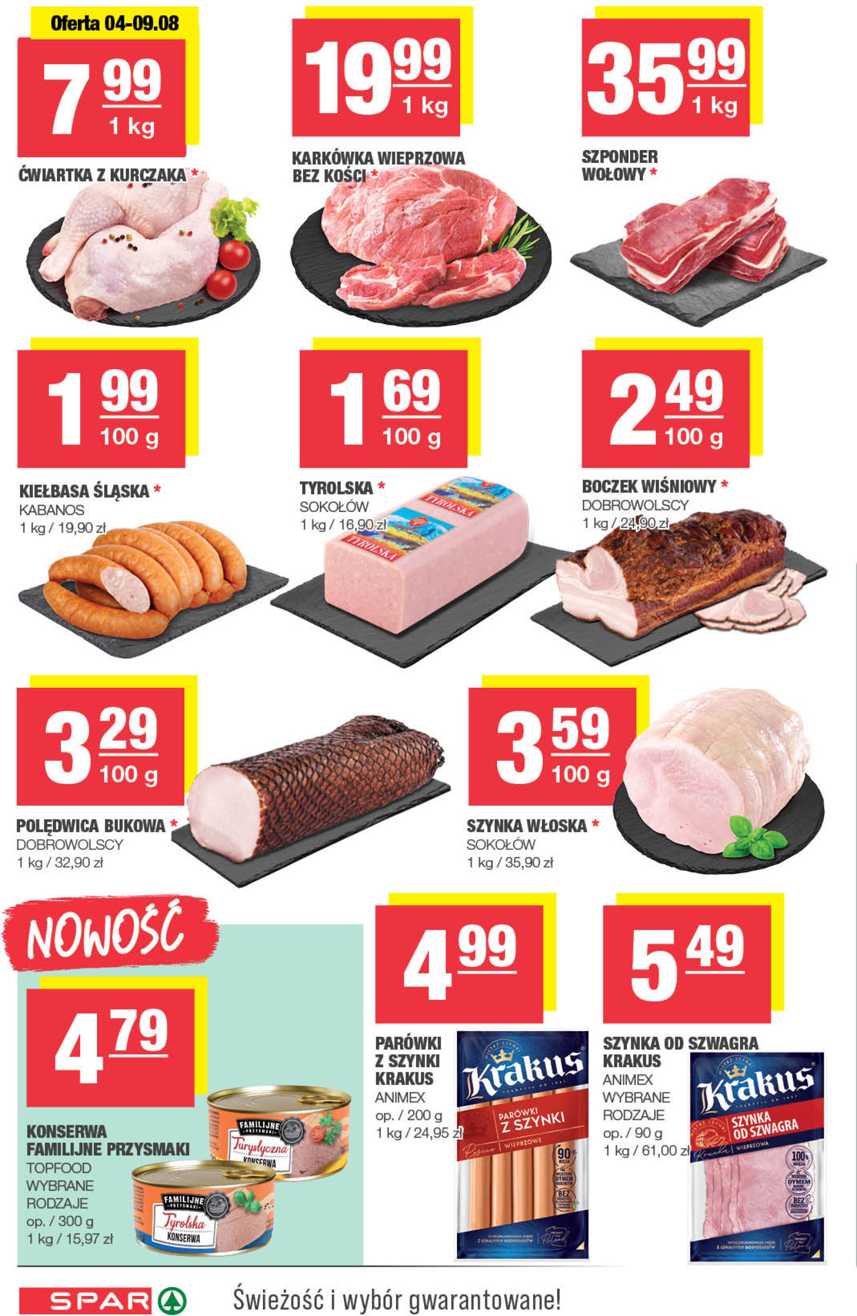 spar - Gazetka SPAR ważna od 30.07. - 10.08. - page: 4