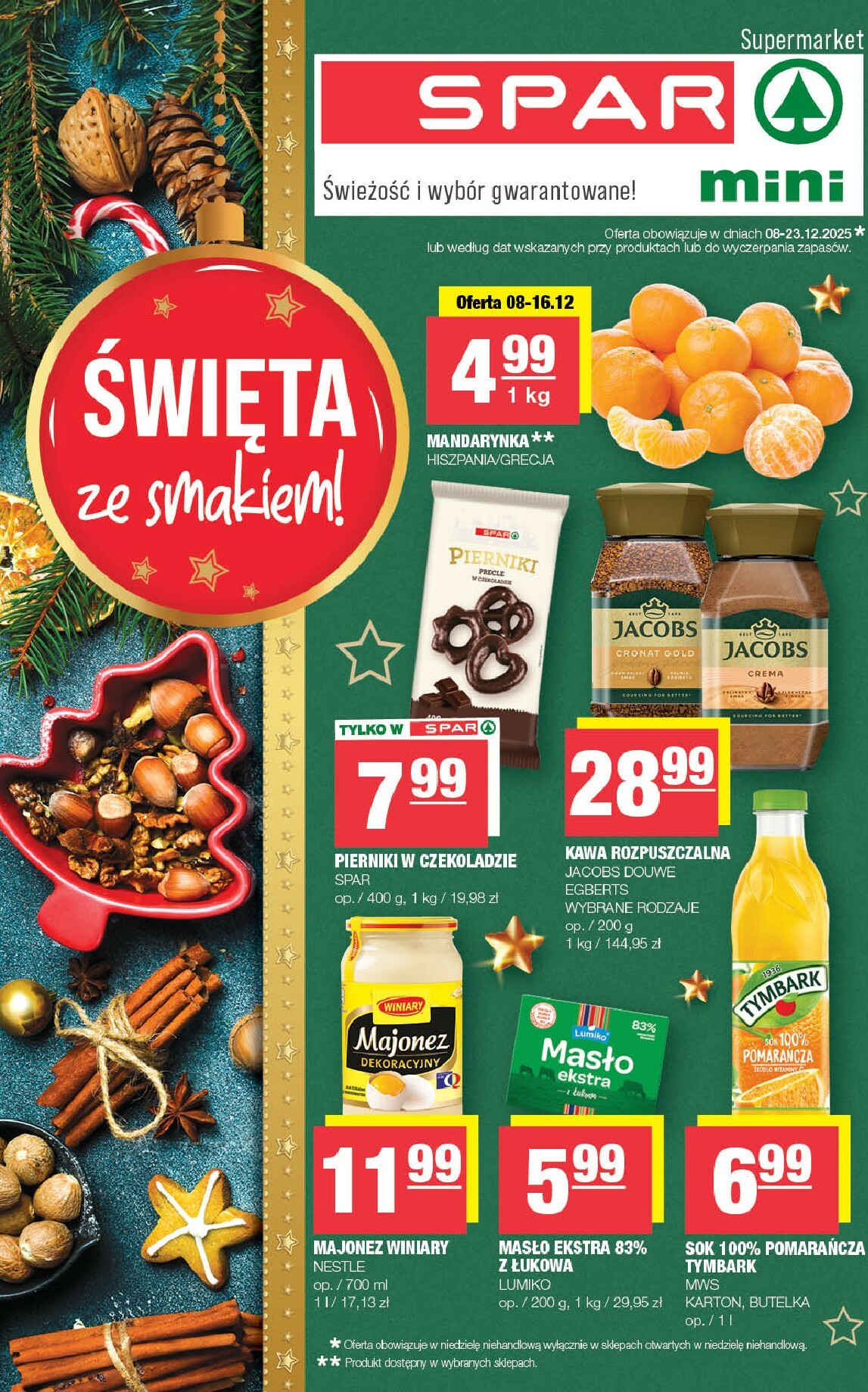 spar - Gazetka SPAR - Mini - ważna od 08.12. do 23.12.