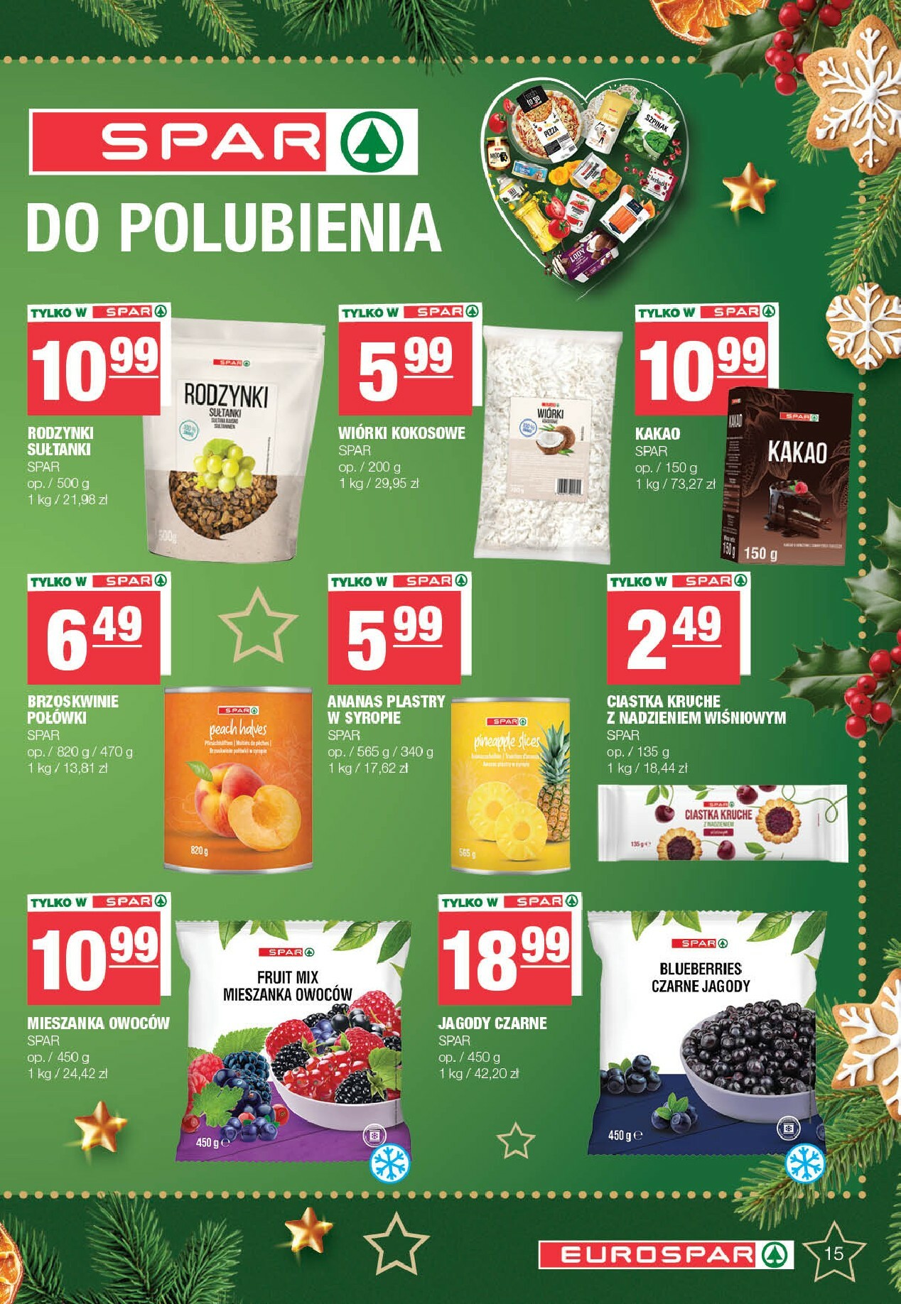 spar - Gazetka EUROSPAR - ważna od 08.12. do 23.12. - page: 15