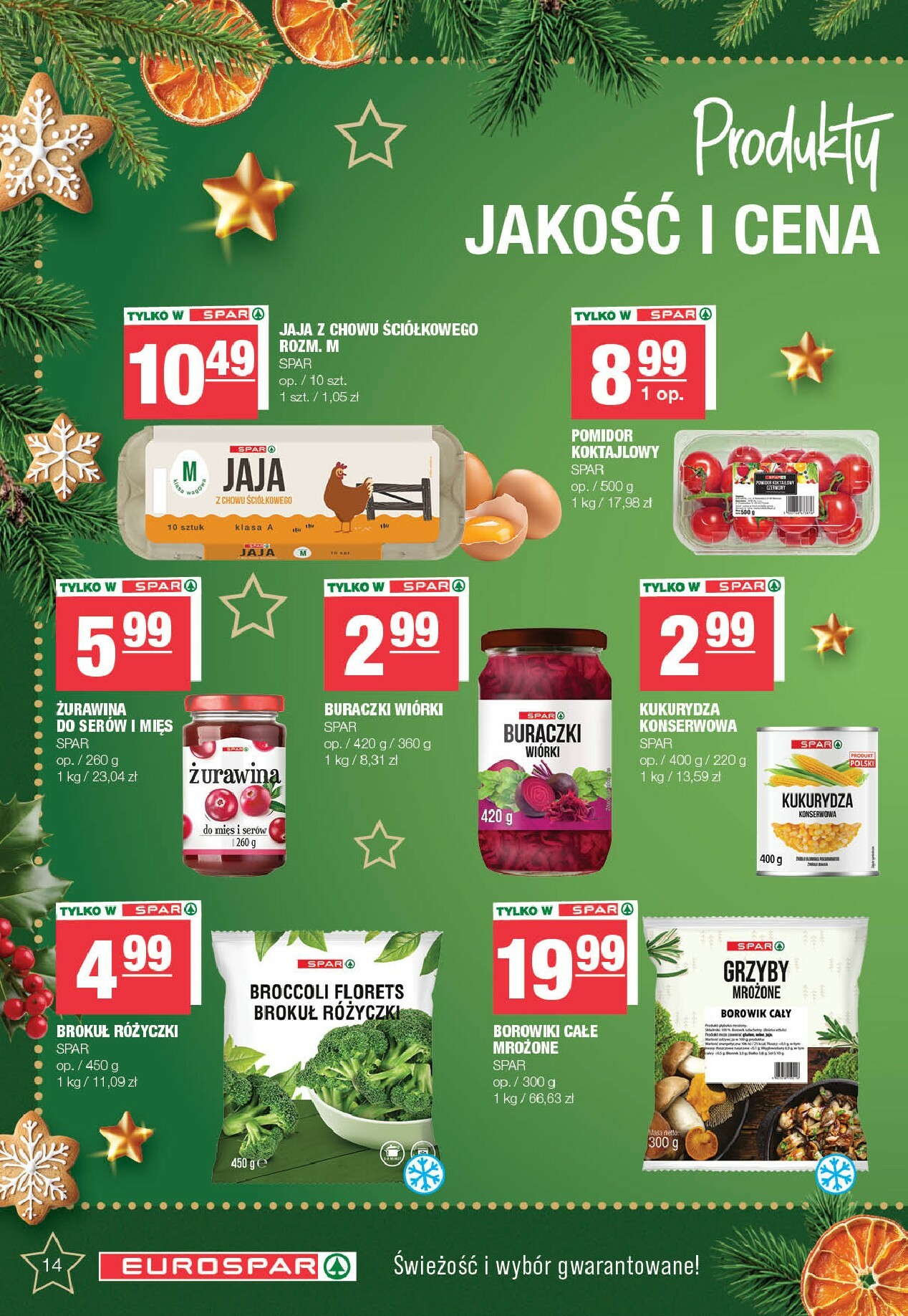 spar - Gazetka EUROSPAR - ważna od 08.12. do 23.12. - page: 14