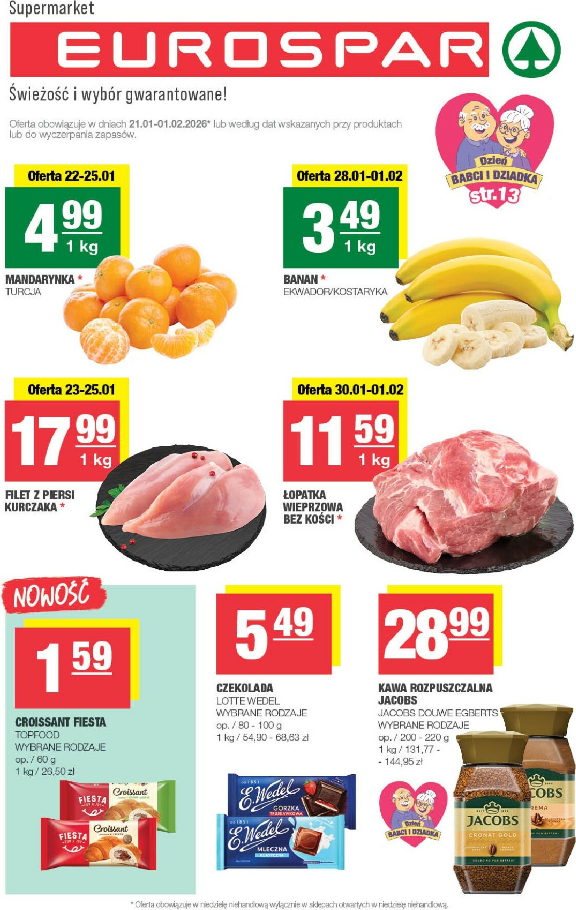 spar - Gazetka EUROSPAR - ważna od 21.01. do 01.02.