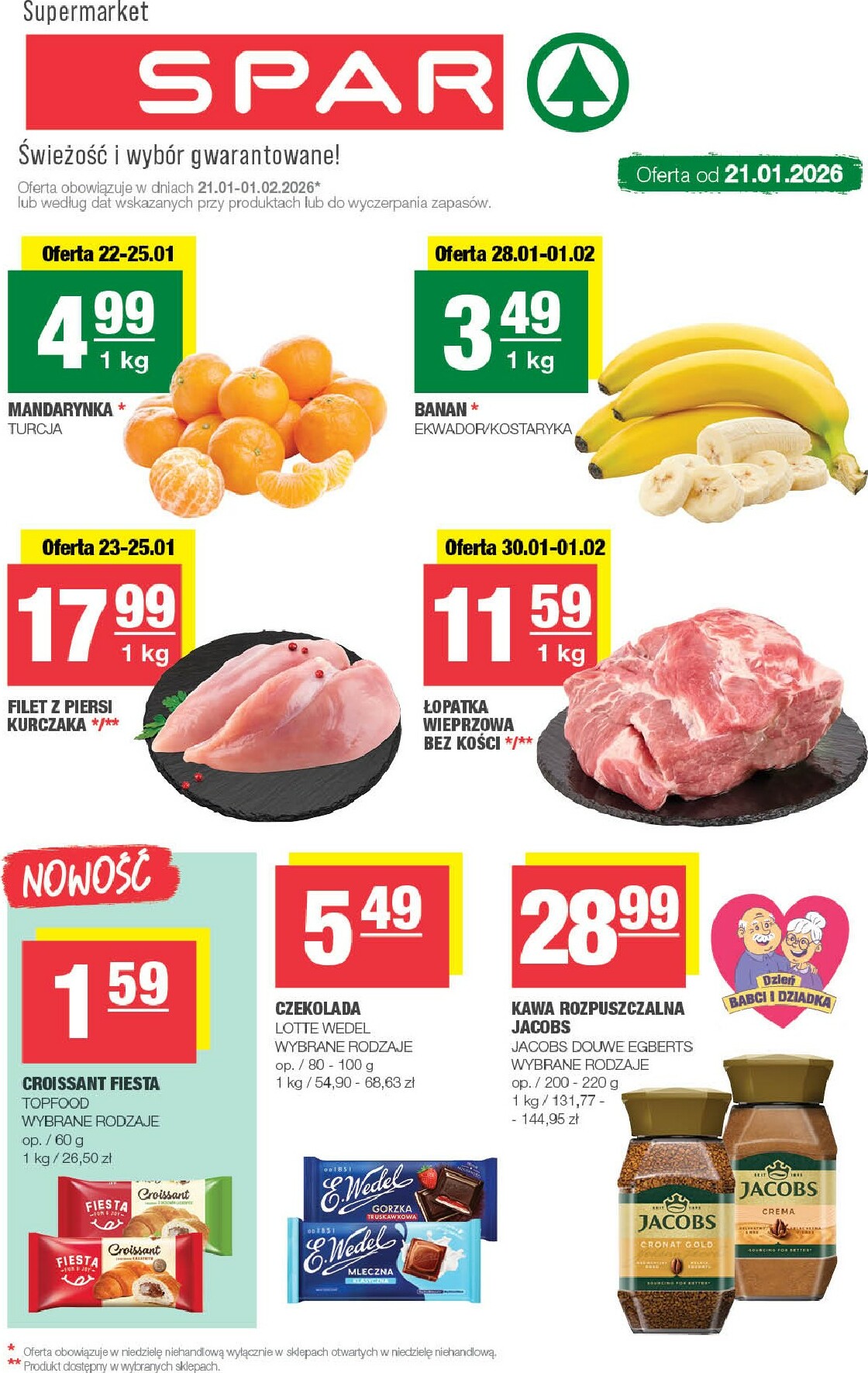 spar - Gazetka SPAR - ważna od 21.01. do 01.02.