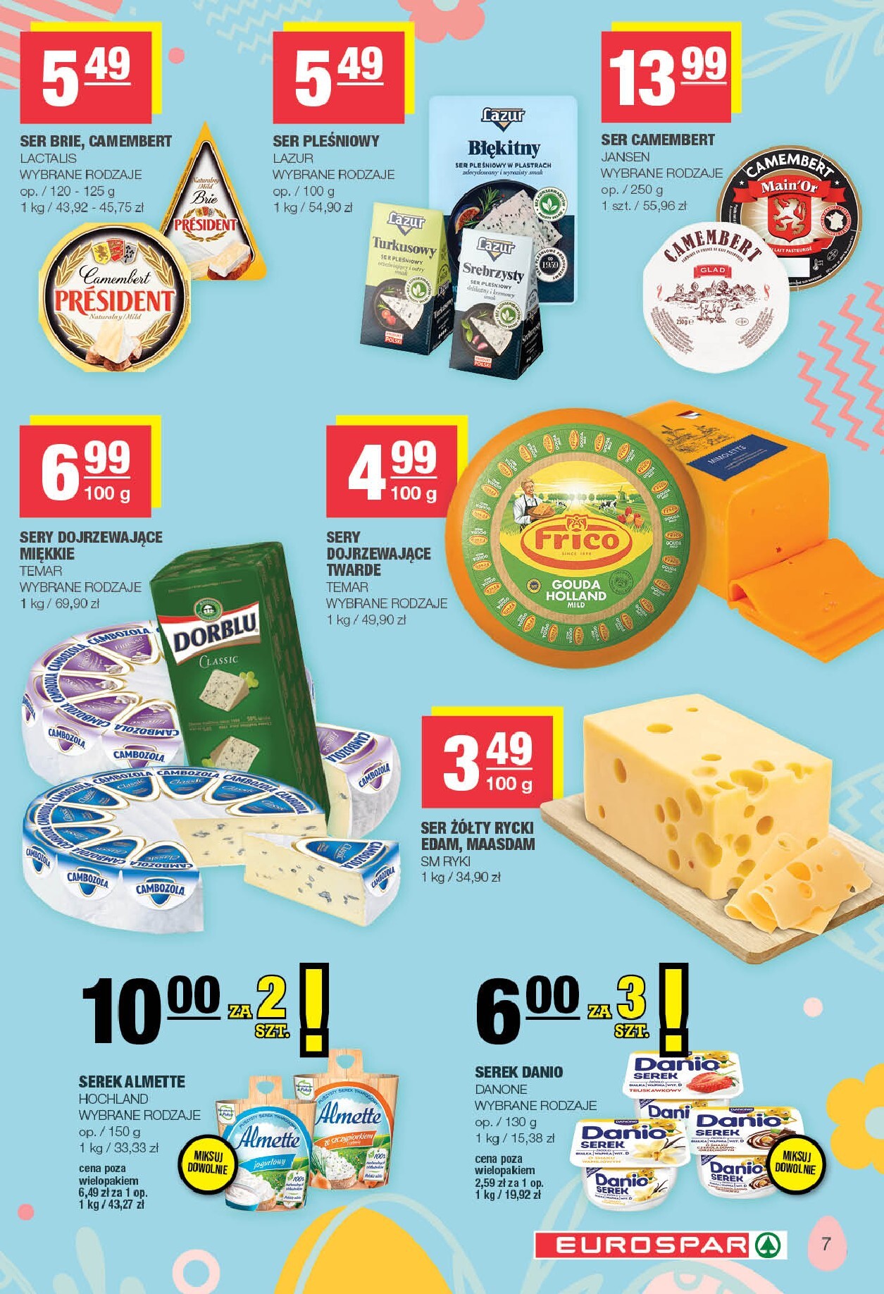 spar - Gazetka EUROSPAR - ważna od 23.03.2026 do 04.04.2026 - page: 7