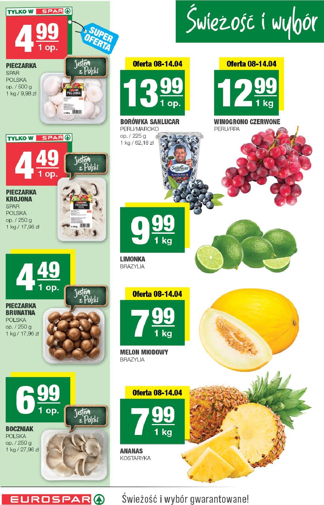 spar - Gazetka EUROSPAR - ważna od 08.04.2026 do 19.04.2026 - page: 2
