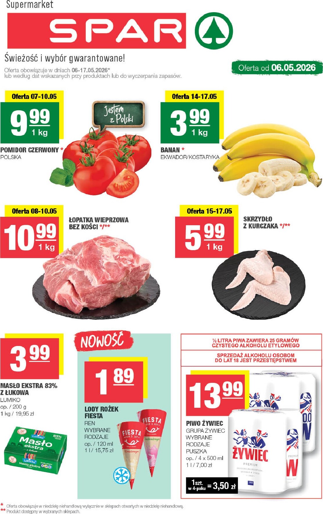 spar - Nowa gazetka SPAR ważna od 06.05.2026 do 17.05.2026