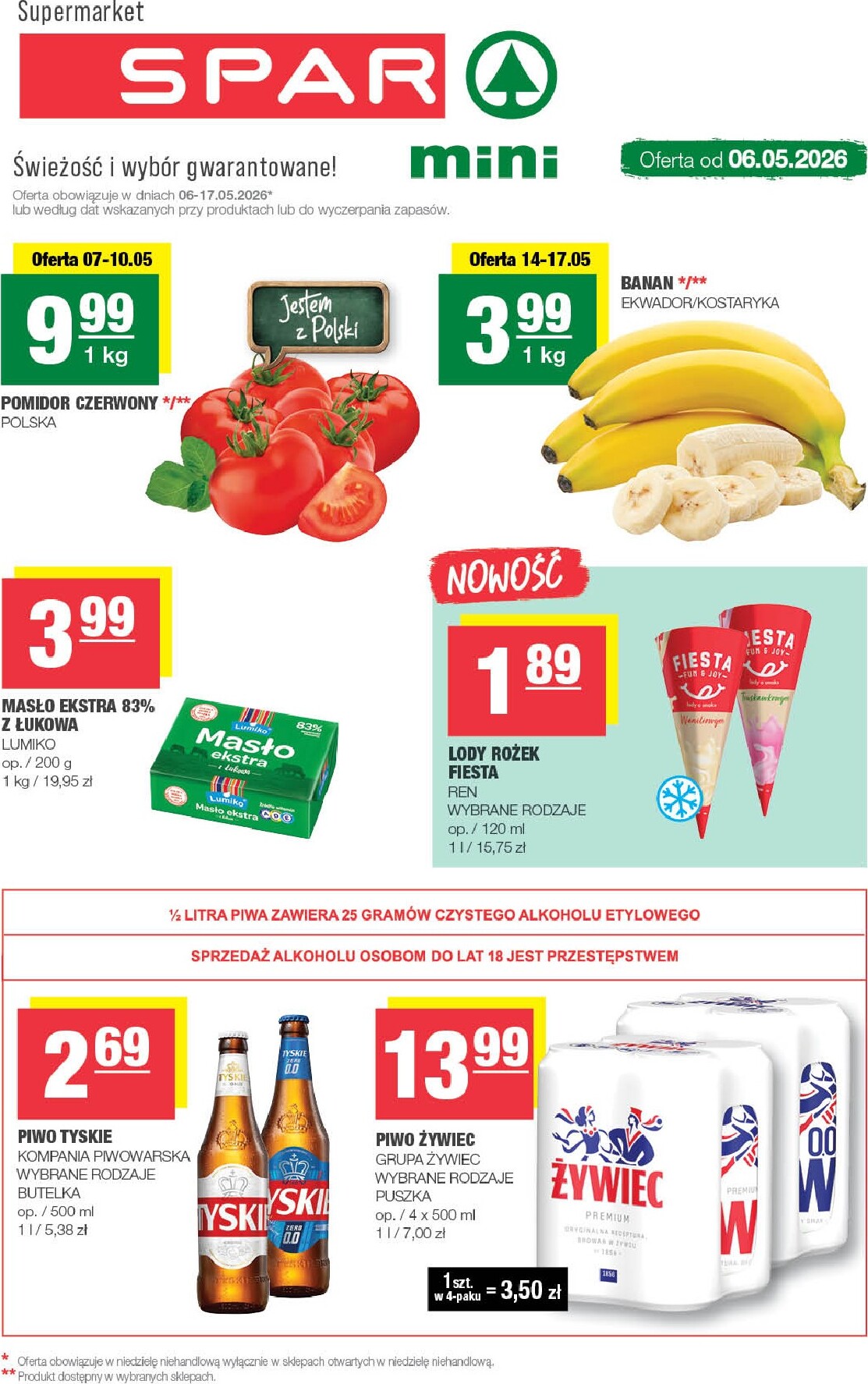 spar - Nowa gazetka SPAR - Mini ważna od 06.05.2026 do 17.05.2026