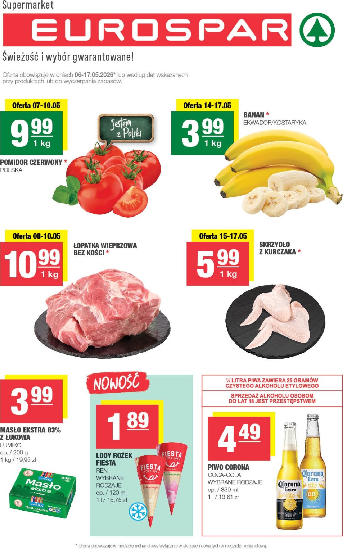 spar - Nowa gazetka EUROSPAR ważna od 06.05.2026 do 17.05.2026