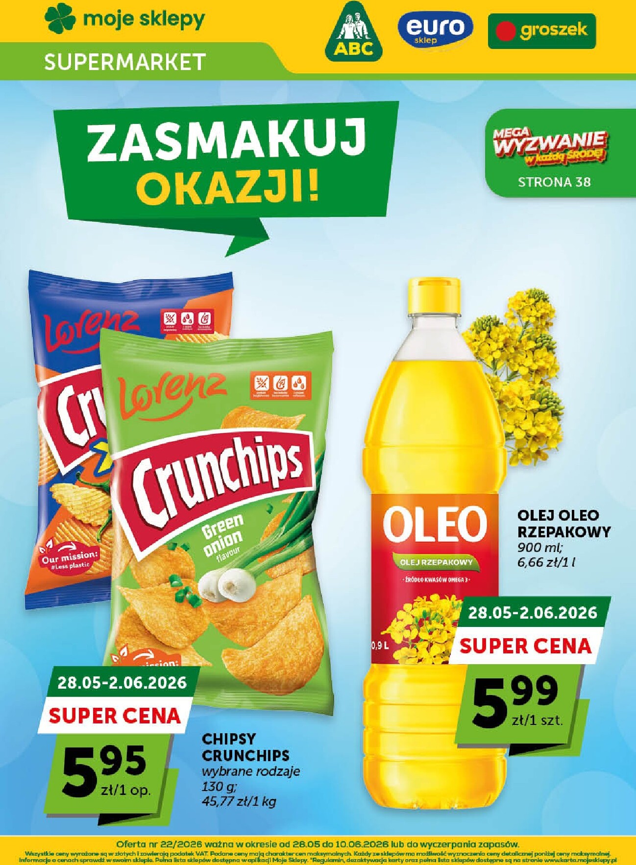 groszek - Nowa gazetka Groszek - Supermarket ważna od 28.05.2026 do 10.06.2026