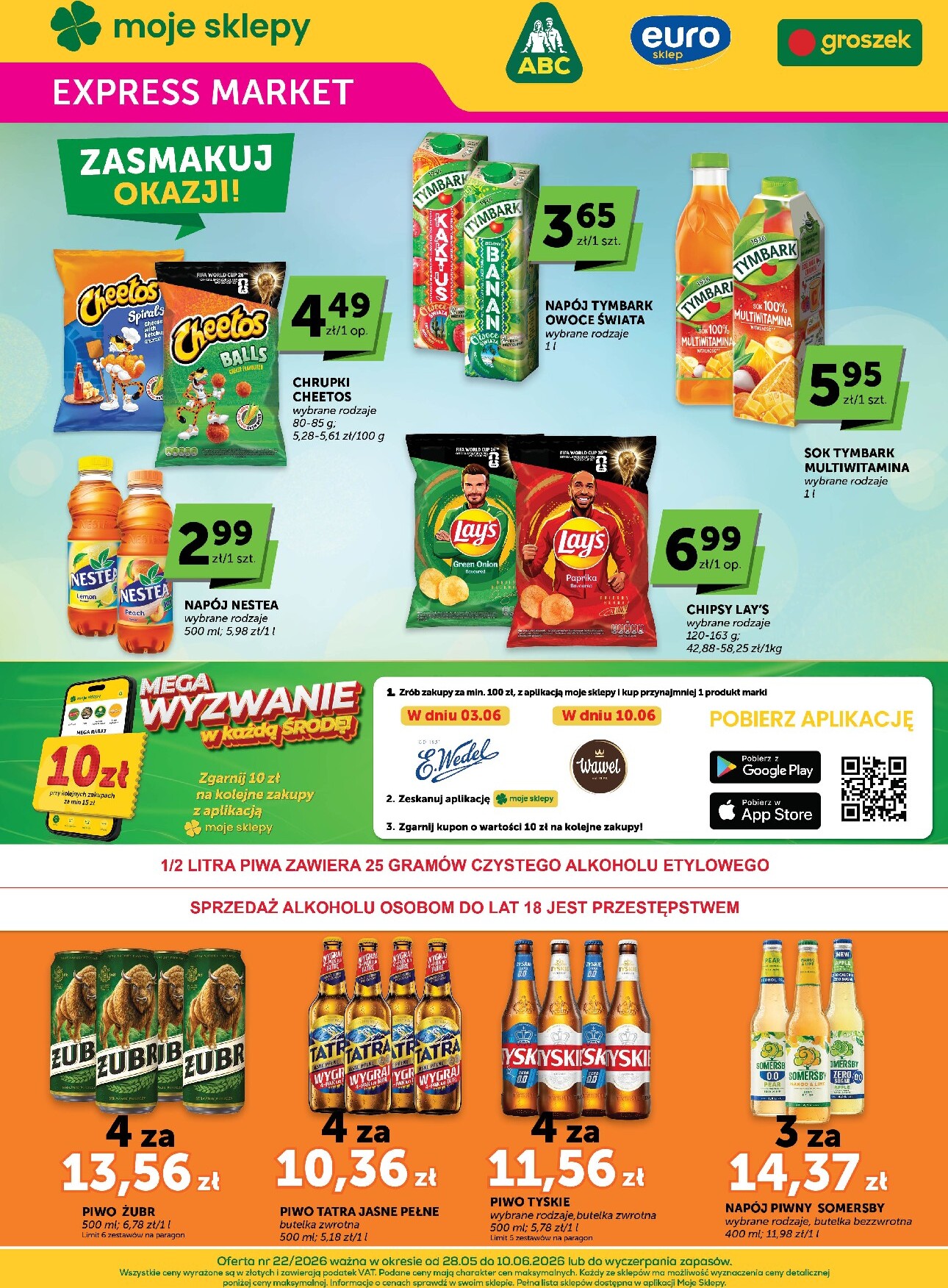 groszek - Nowa gazetka Groszek - Expressmarket ważna od 28.05.2026 do 10.06.2026 - page: 1