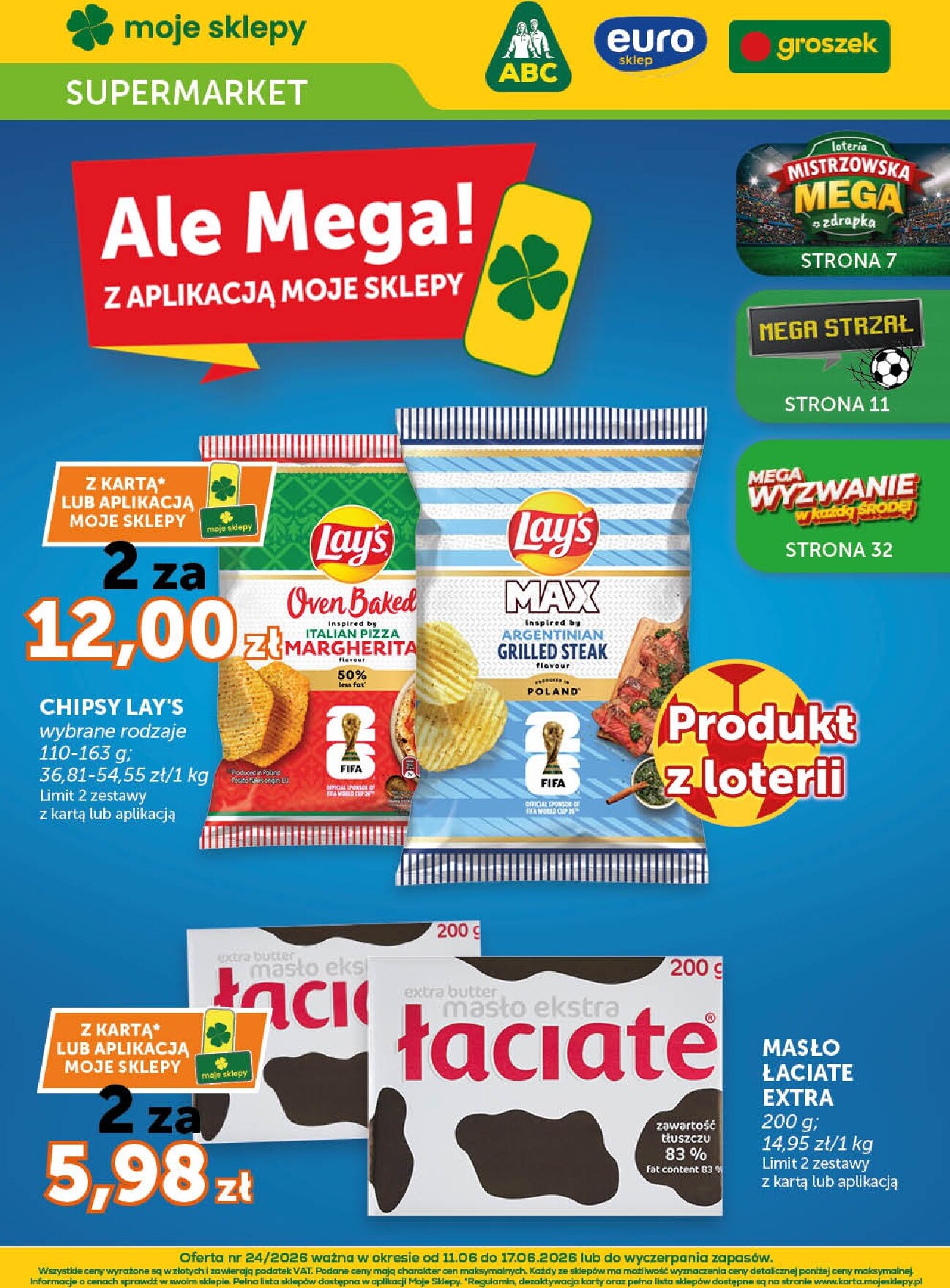 groszek - Nowa gazetka Groszek - Supermarket ważna od 11.06.2026 do 17.06.2026