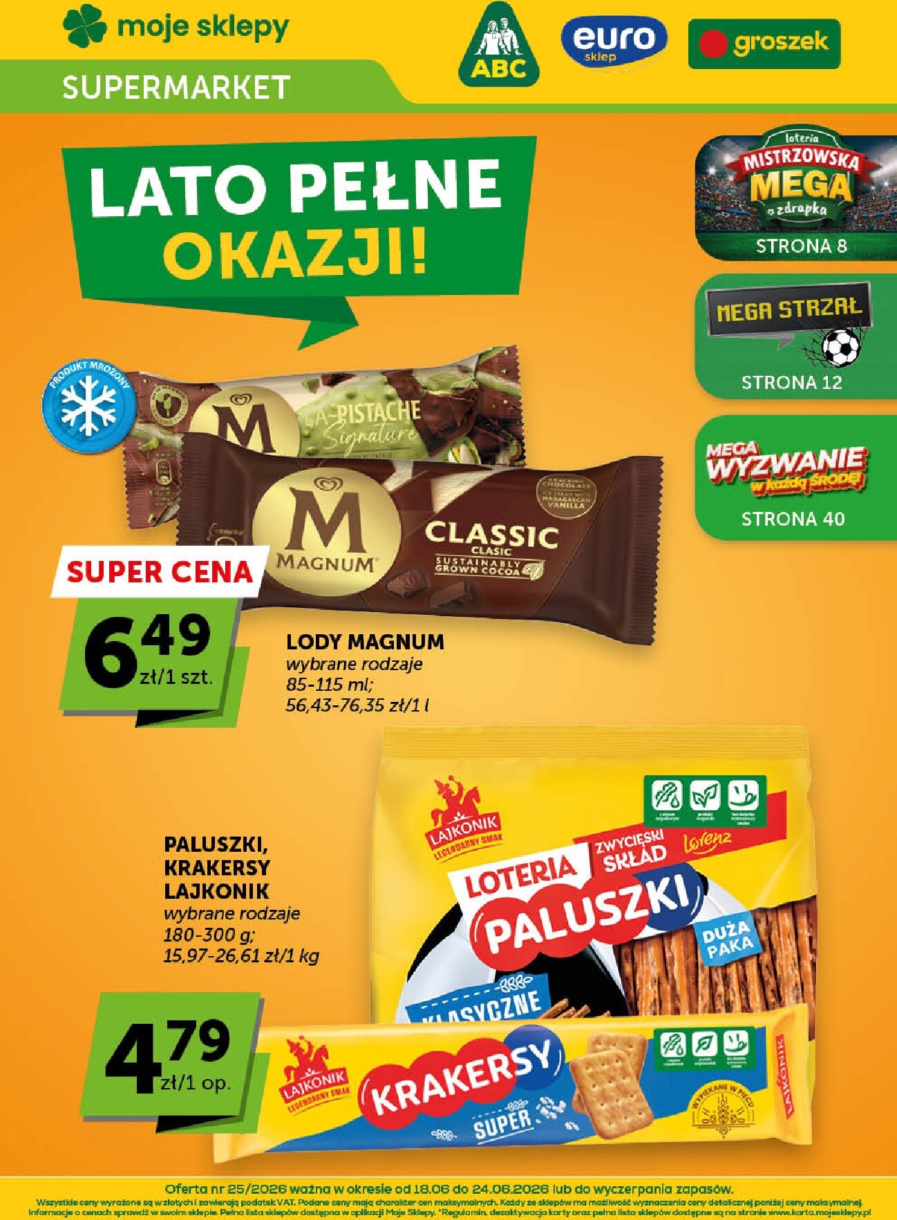 groszek - Nowa gazetka Groszek - Supermarket ważna od 18.06.2026 do 24.06.2026