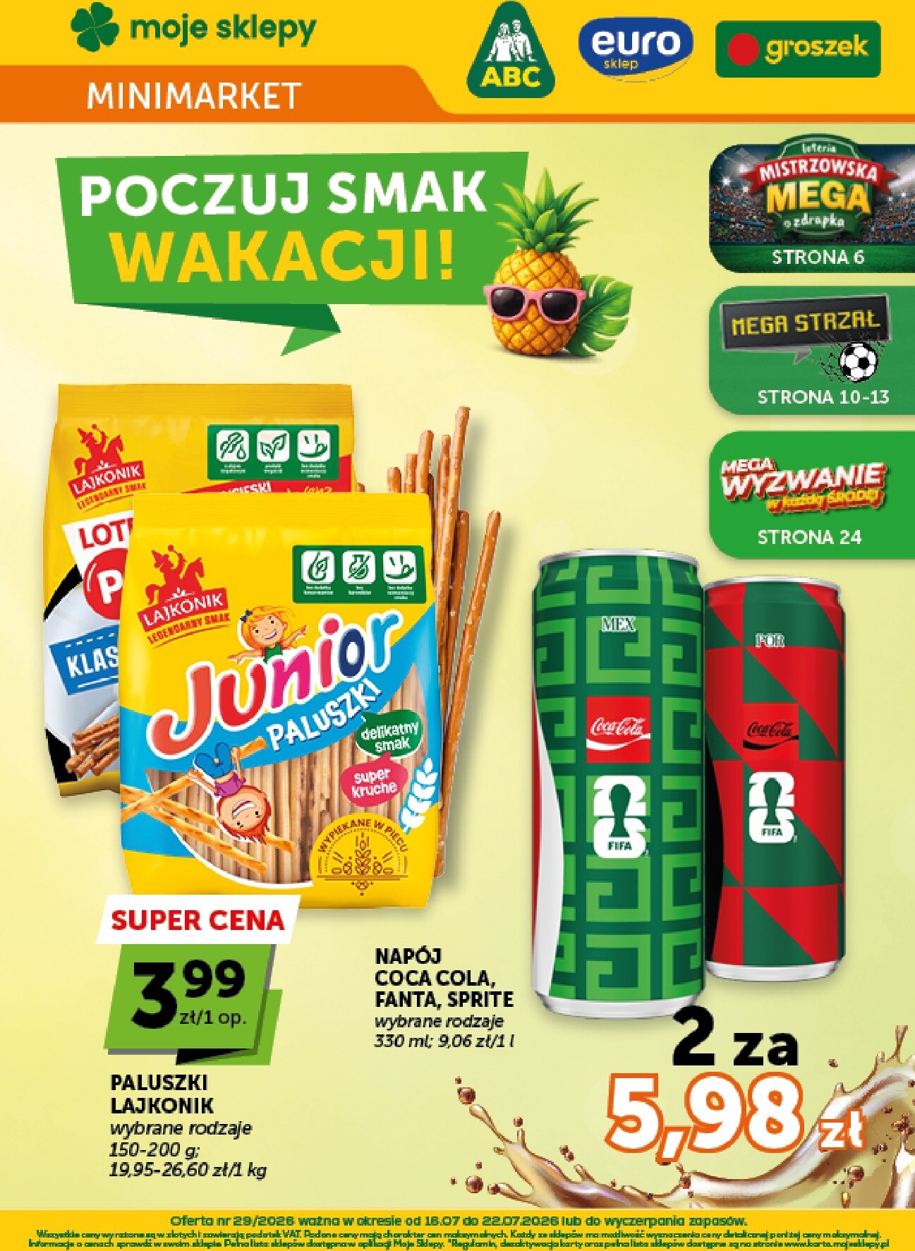 groszek - Nowa gazetka Groszek - Minimarket ważna od 16.07.2026 do 22.07.2026