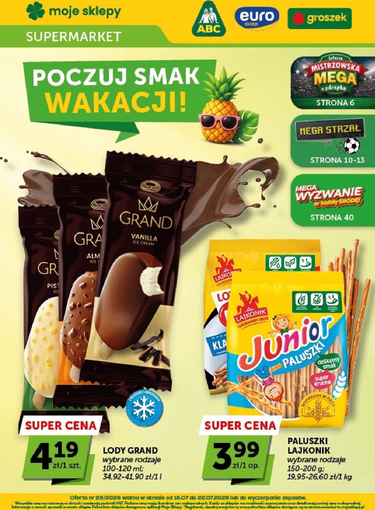groszek - Nowa gazetka Groszek - Supermarket ważna od 16.07.2026 do 22.07.2026