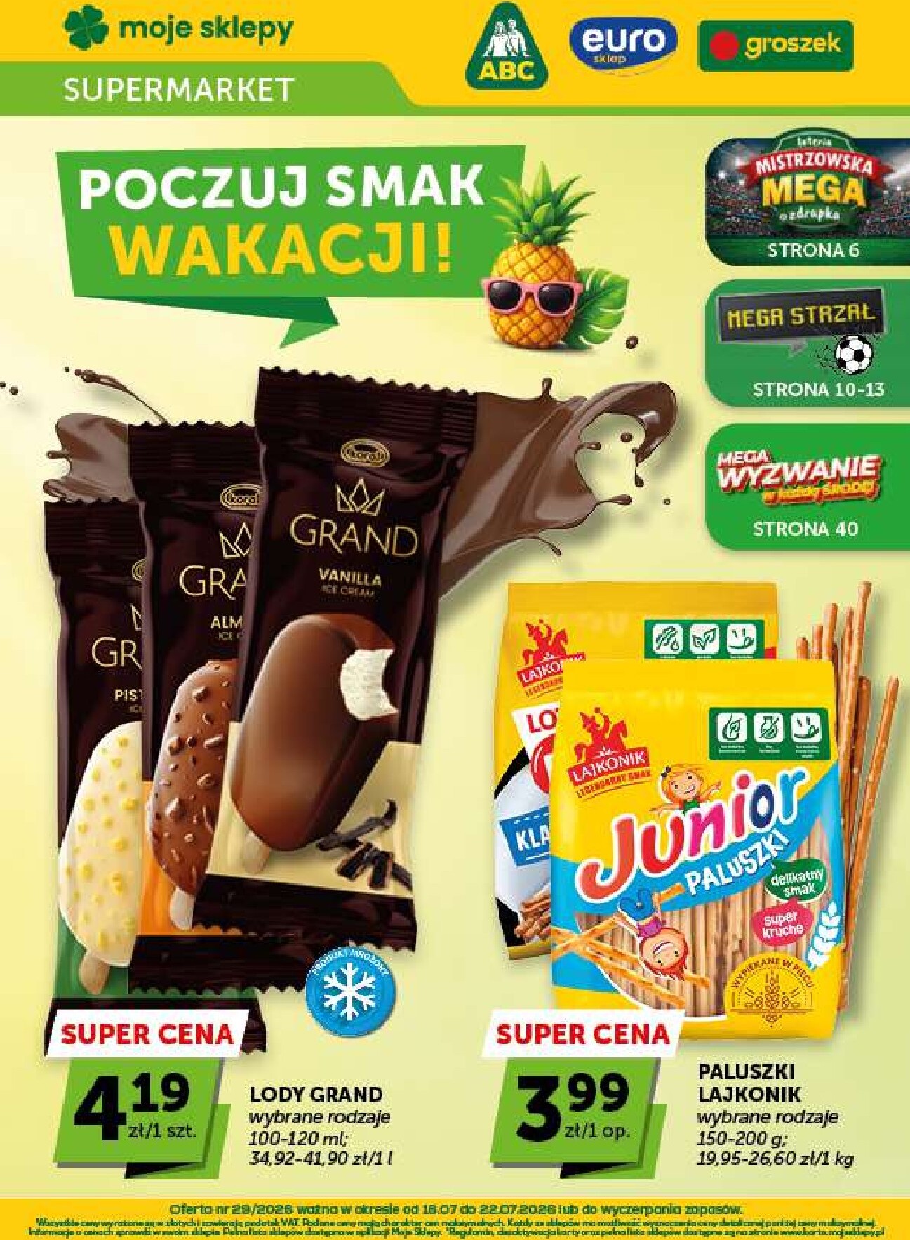 groszek - Aktualna gazetka Groszek - Supermarket ważna od 16.07.2026 do 22.07.2026