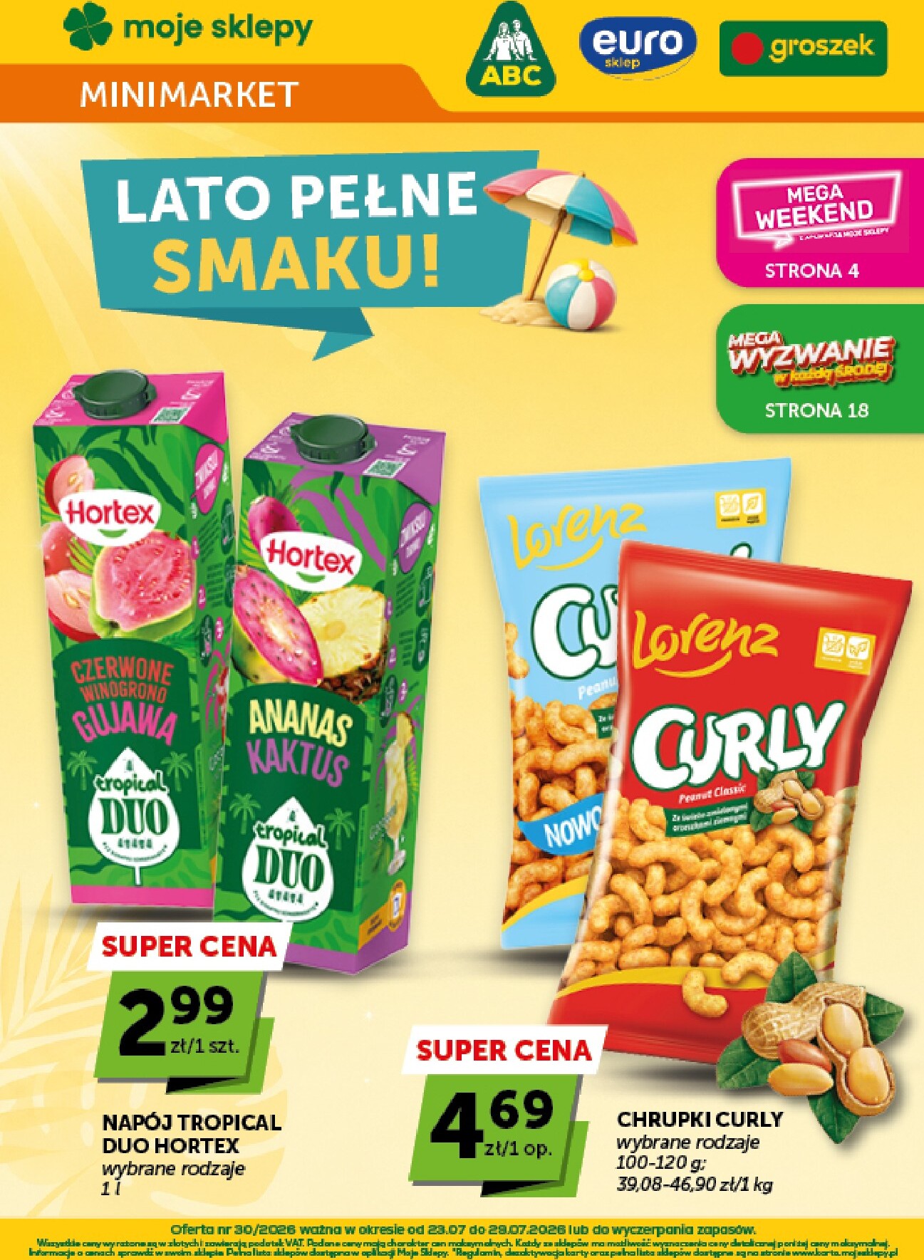 groszek - Nowa gazetka Groszek - Minimarket ważna od 23.07.2026 do 29.07.2026