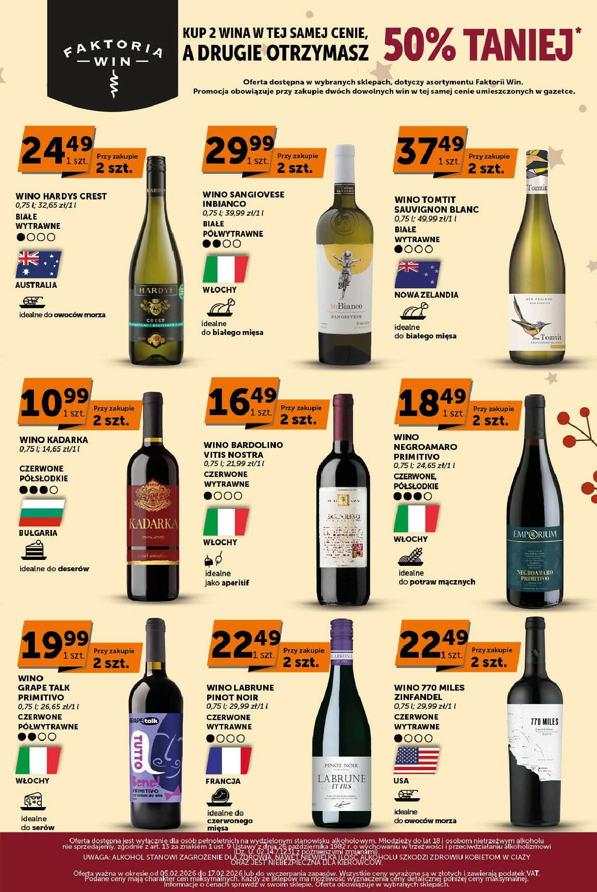 groszek - Gazetka Groszek - Faktoria Win - ważna od 05.02.2026 do 17.02.2026 - page: 3