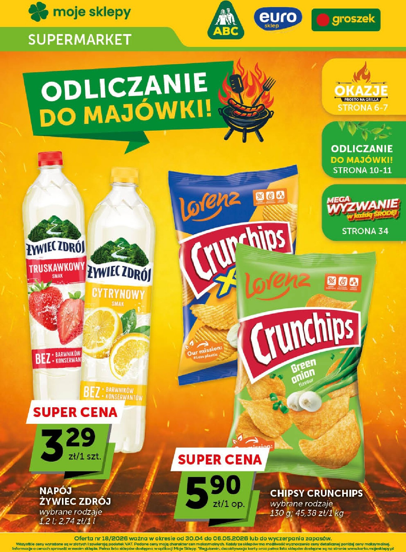 groszek - Nowa gazetka Groszek - Supermarket ważna od 30.04.2026 do 06.05.2026