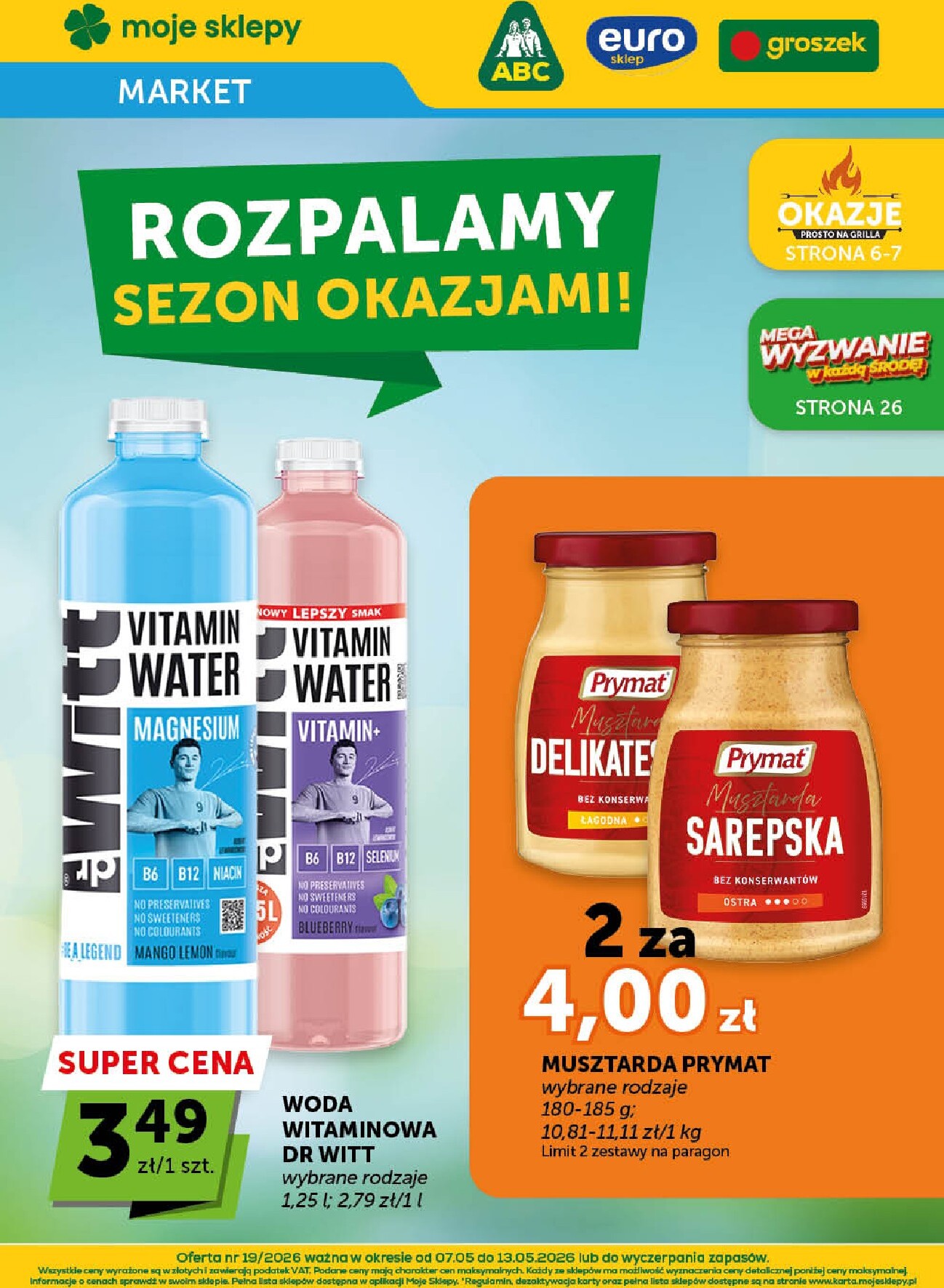 groszek - Nowa gazetka Groszek - Market ważna od 07.05.2026 do 13.05.2026