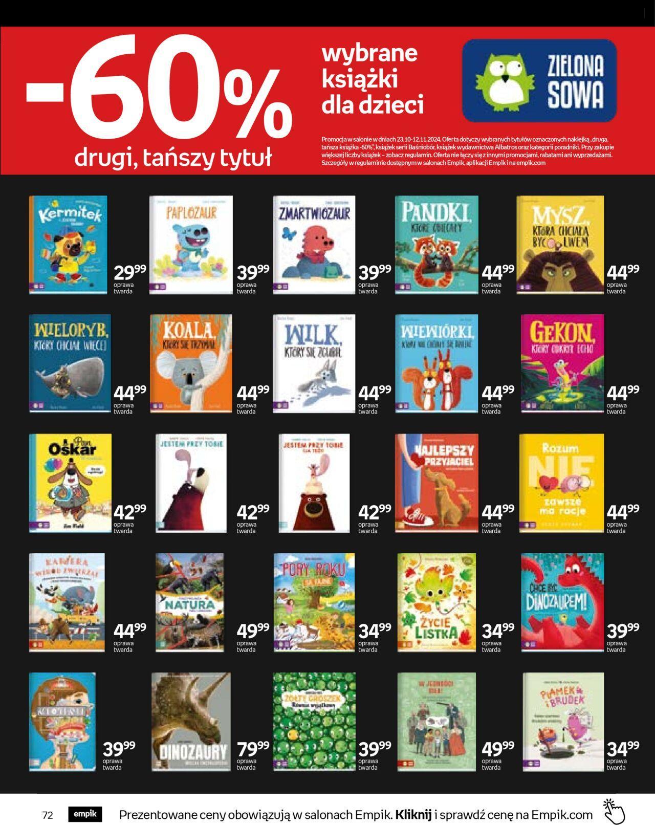 empik - Empik promocje - Tom kultury Książki 23.10.2024 - 12.11.2024 - page: 72 empik - Empik promocje - Tom kultury Książki 23.10.2024 - 12.11.2024 - page: 72