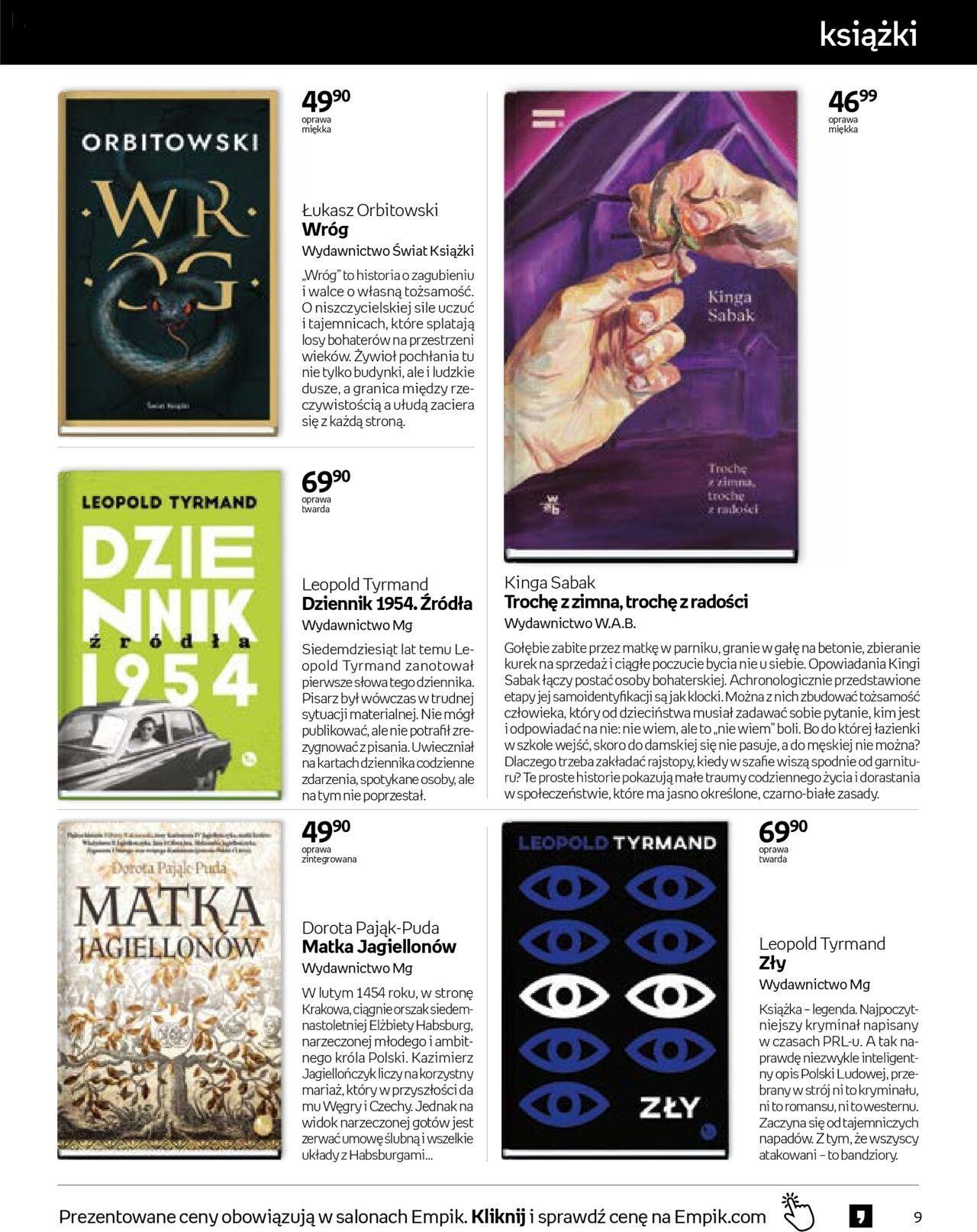 empik - Empik promocje - Tom kultury Książki 23.10.2024 - 12.11.2024 - page: 9 empik - Empik promocje - Tom kultury Książki 23.10.2024 - 12.11.2024 - page: 9