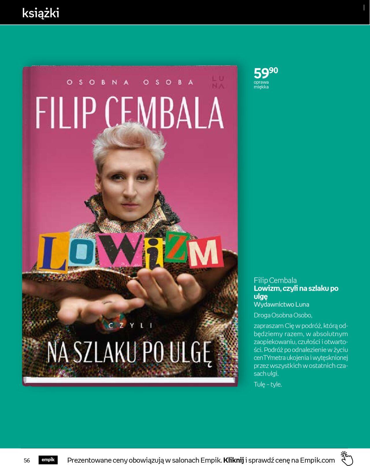 empik - Empik promocje - Tom kultury Książki 23.10.2024 - 12.11.2024 - page: 56 empik - Empik promocje - Tom kultury Książki 23.10.2024 - 12.11.2024 - page: 56