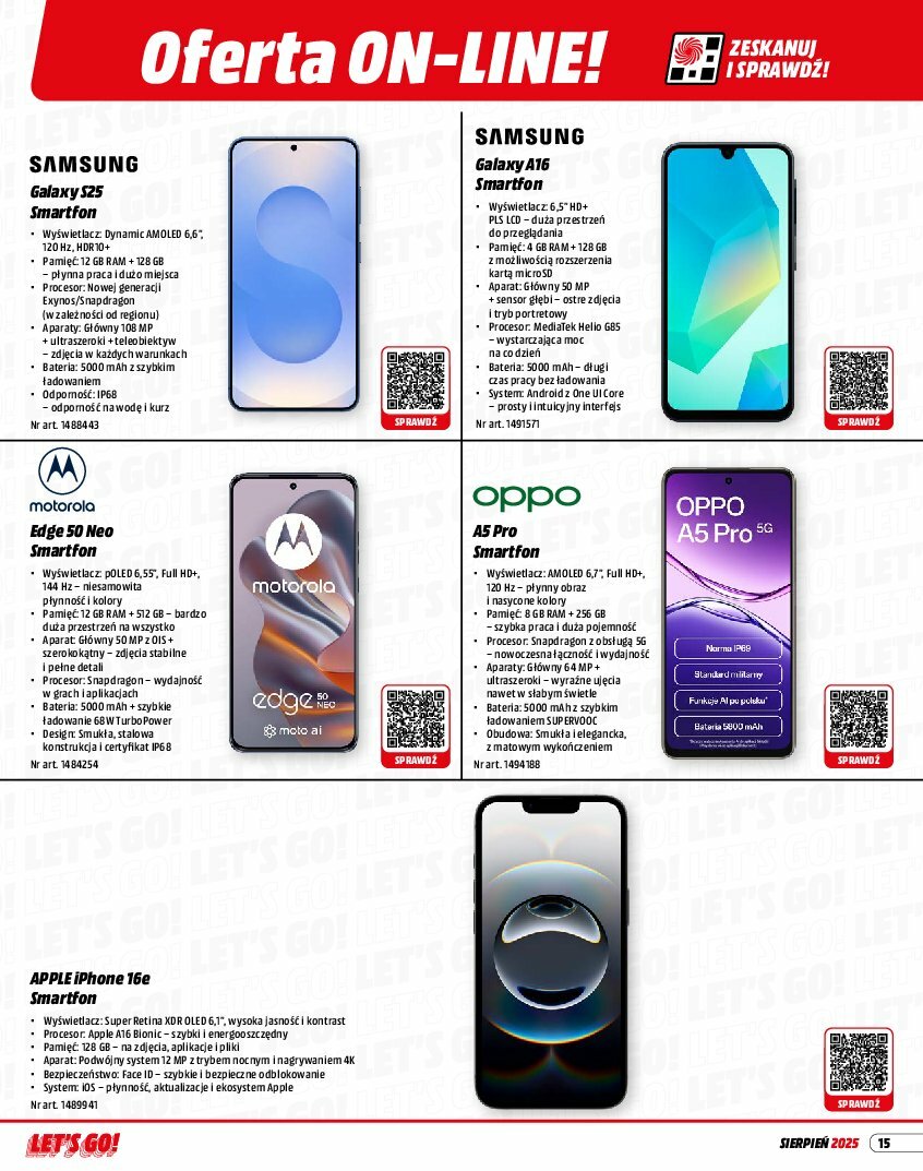 media-markt - Gazetka Media Markt - ważna od 01.08. do 31.08. - page: 15