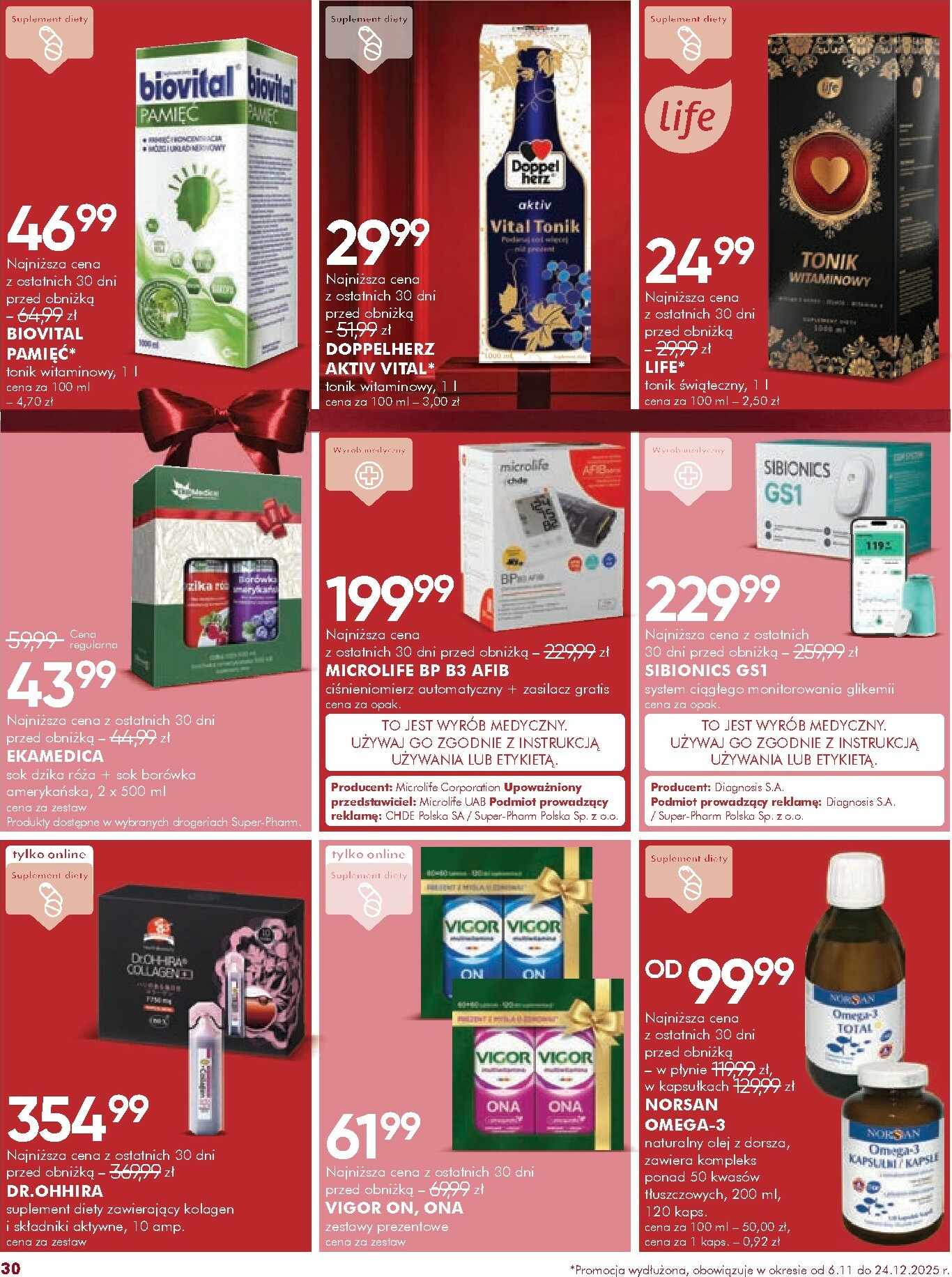 super-pharm - Gazetka Super-Pharm - Święta - ważna od 01.12. do 24.12. - page: 30