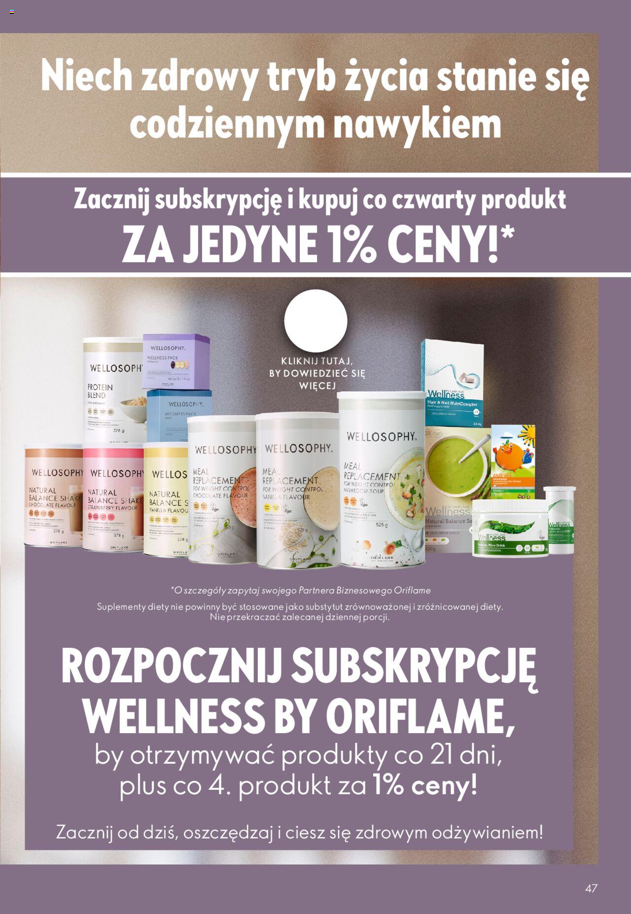 oriflame - Oriflame Katalog - Wellosophy od środy 15.11.2023 - page: 47 oriflame - Oriflame Katalog - Wellosophy od środy 15.11.2023 - page: 47