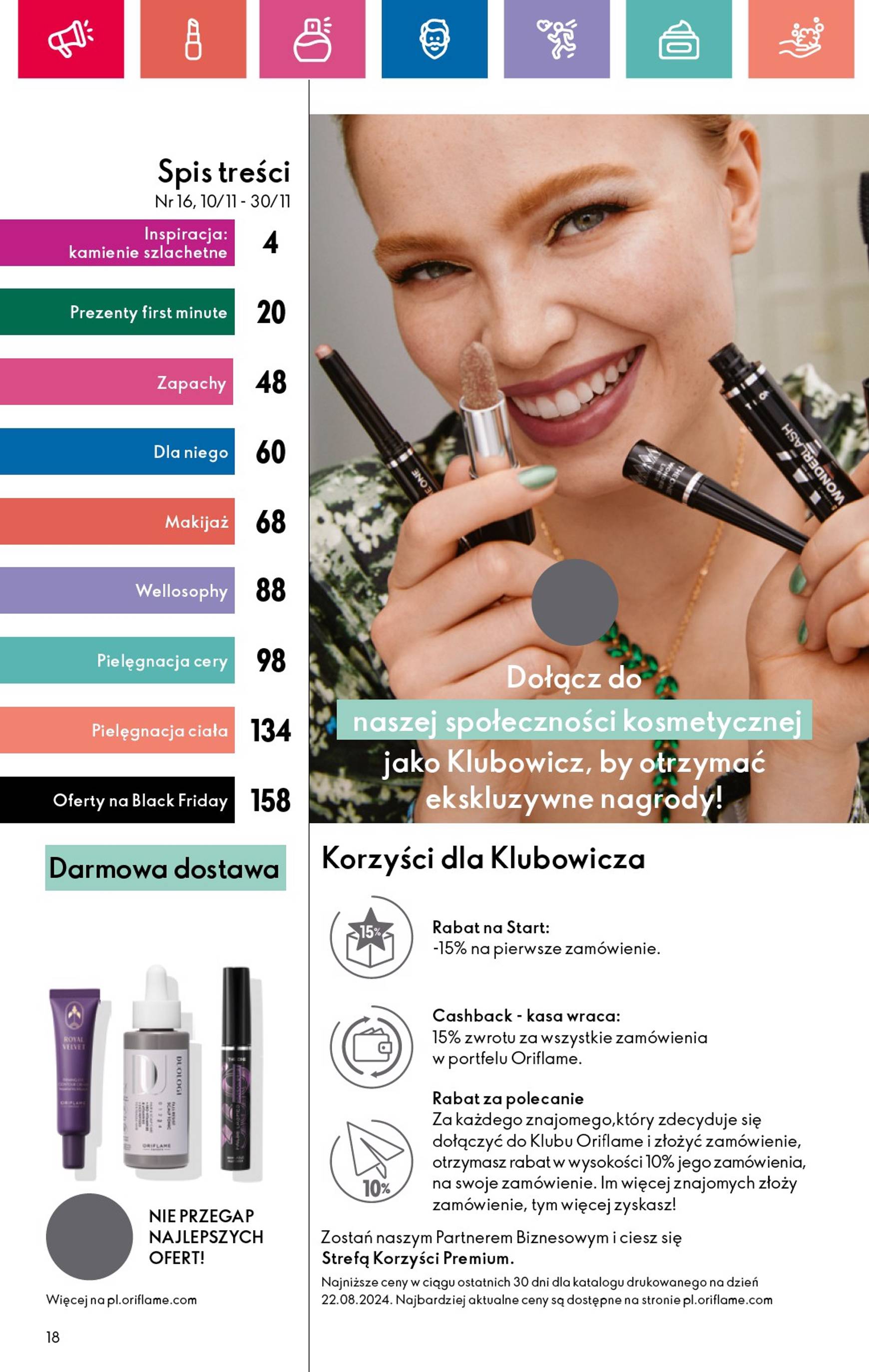 oriflame - Oriflame - Black Friday gazetka ważna od 10.11. - 30.11. - page: 18 oriflame - Oriflame - Black Friday gazetka ważna od 10.11. - 30.11. - page: 18