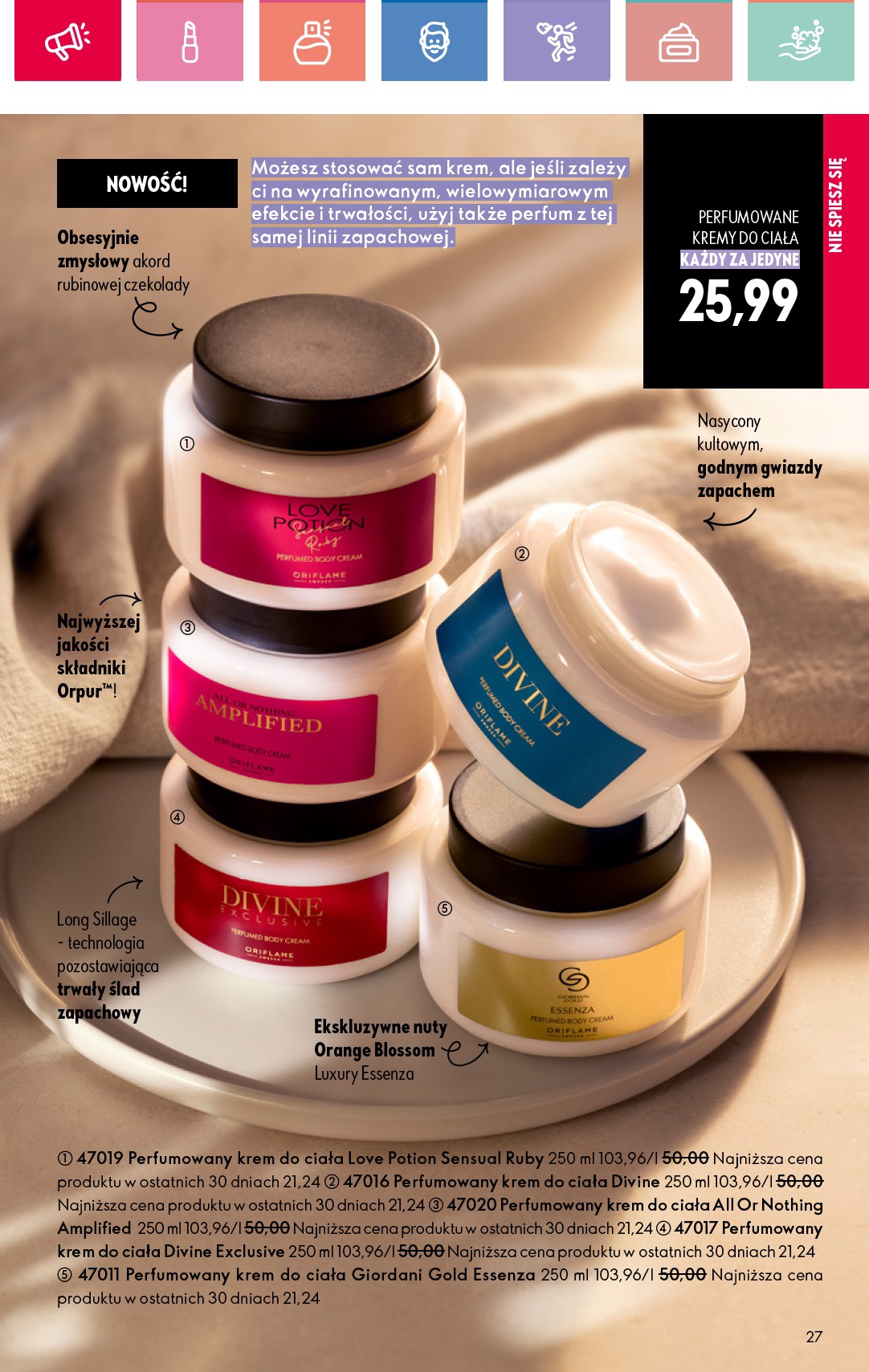 oriflame - Oriflame gazetka ważna od 29.12. - 18.01. - page: 27 oriflame - Oriflame gazetka ważna od 29.12. - 18.01. - page: 27