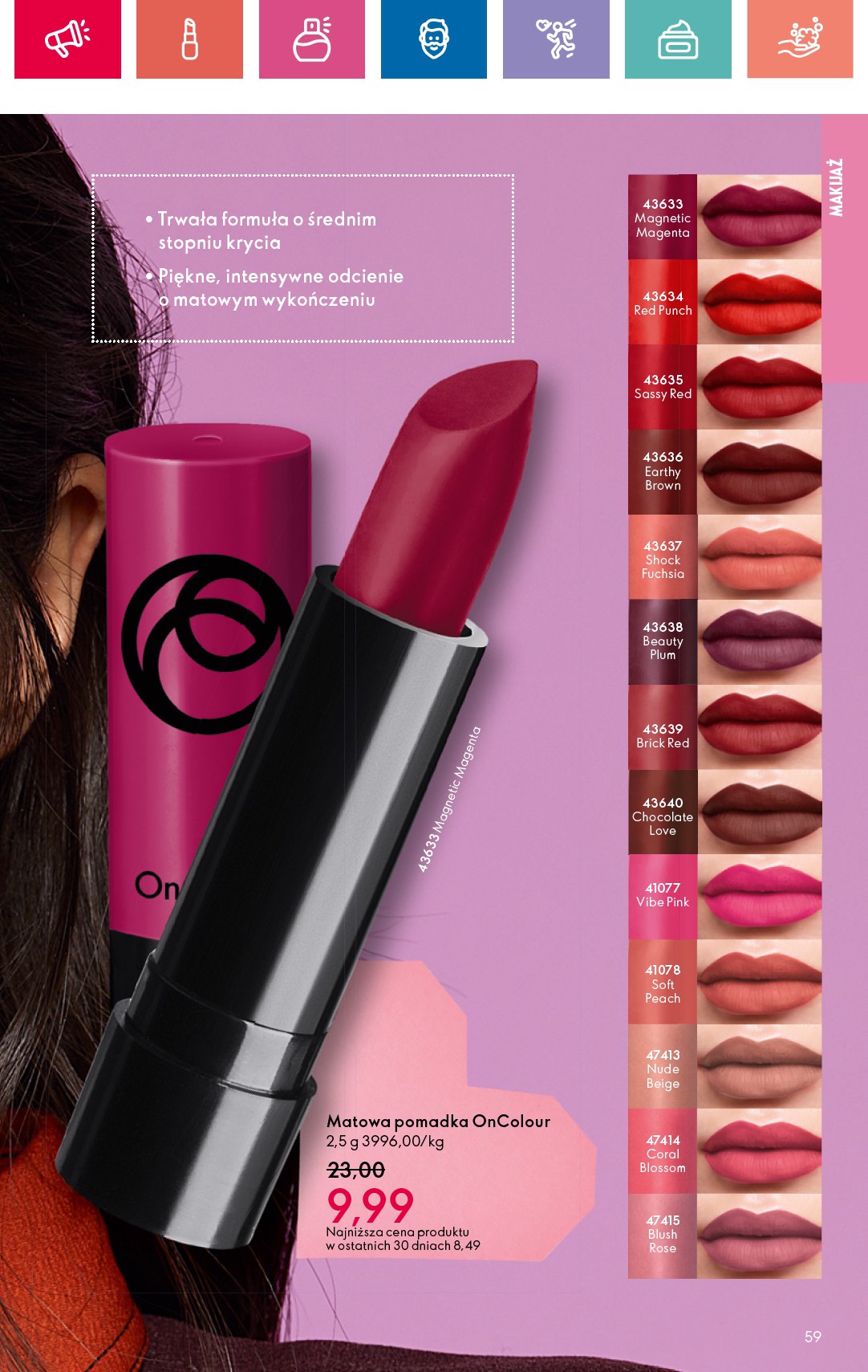 oriflame - Oriflame gazetka ważna od 19.01. - 08.02. - page: 59 oriflame - Oriflame gazetka ważna od 19.01. - 08.02. - page: 59