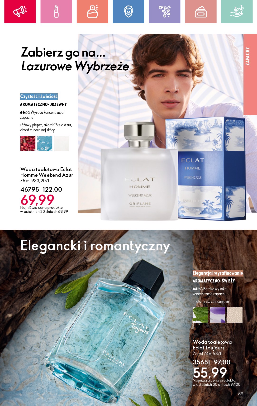 oriflame - Gazetka Oriflame ważna od 27.07. - 16.08. - page: 59 oriflame - Gazetka Oriflame ważna od 27.07. - 16.08. - page: 59