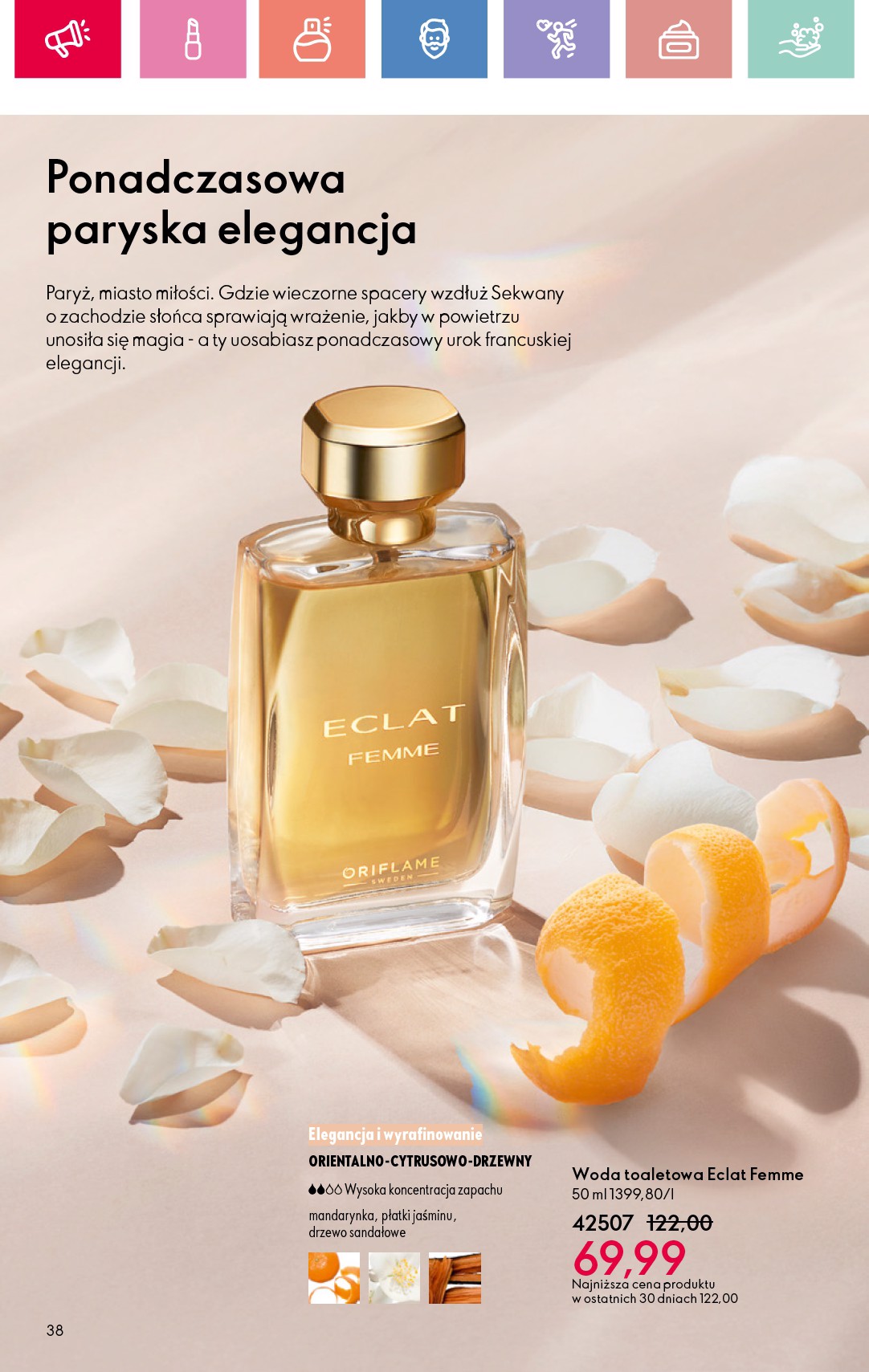 oriflame - Gazetka Oriflame ważna od 27.07. - 16.08. - page: 38 oriflame - Gazetka Oriflame ważna od 27.07. - 16.08. - page: 38