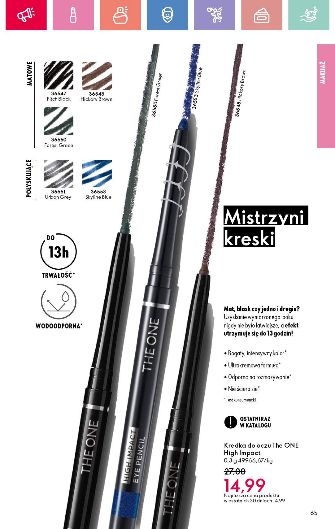 oriflame - Gazetka Oriflame ważna od 27.07. - 16.08. - page: 65 oriflame - Gazetka Oriflame ważna od 27.07. - 16.08. - page: 65