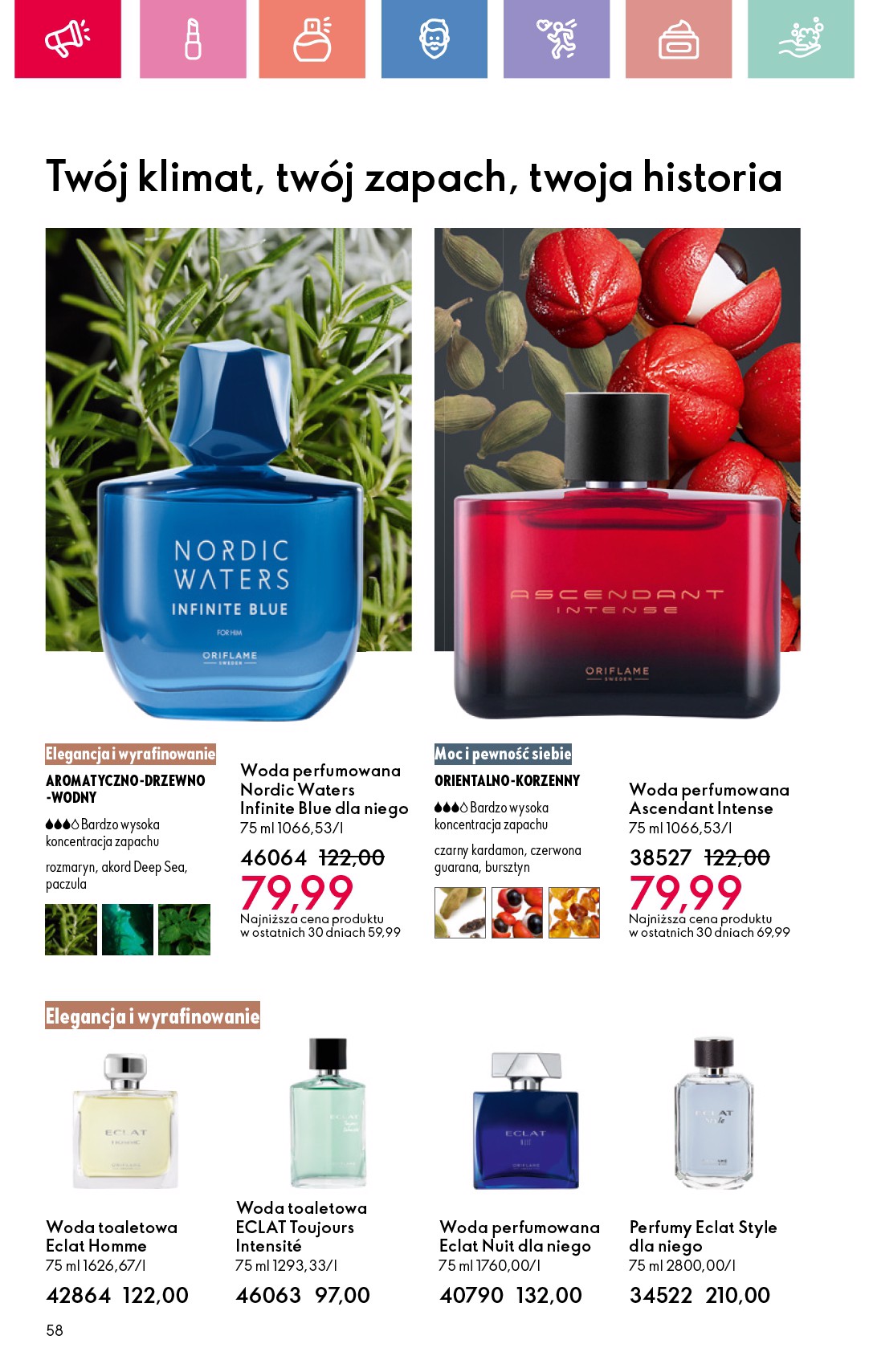 oriflame - Gazetka Oriflame ważna od 27.07. - 16.08. - page: 58 oriflame - Gazetka Oriflame ważna od 27.07. - 16.08. - page: 58