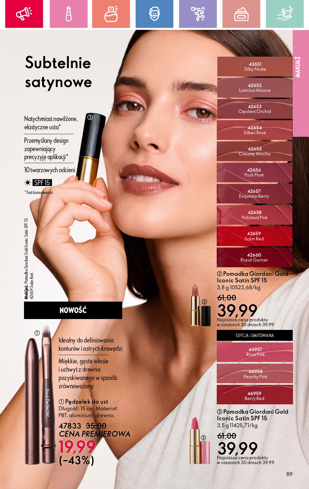 oriflame - Gazetka Oriflame ważna od 27.07. - 16.08. - page: 89 oriflame - Gazetka Oriflame ważna od 27.07. - 16.08. - page: 89