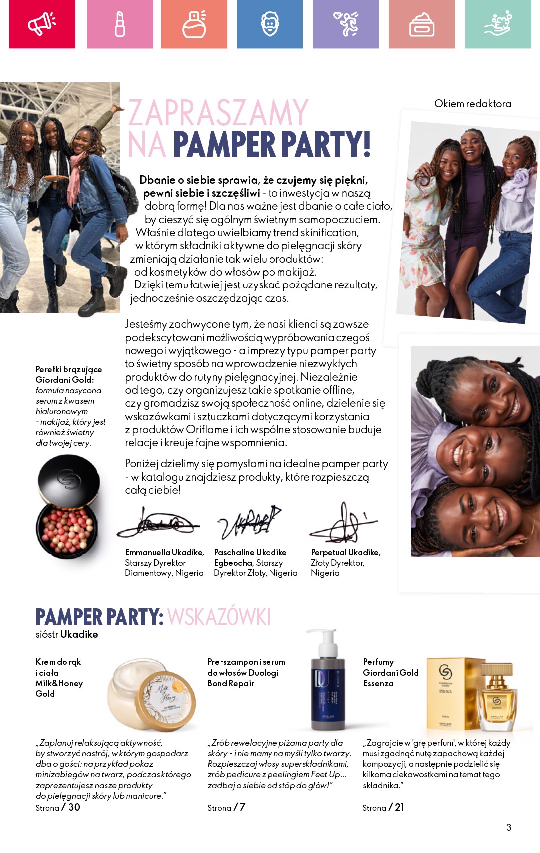 oriflame - Gazetka Oriflame ważna od 27.07. - 16.08. - page: 3 oriflame - Gazetka Oriflame ważna od 27.07. - 16.08. - page: 3