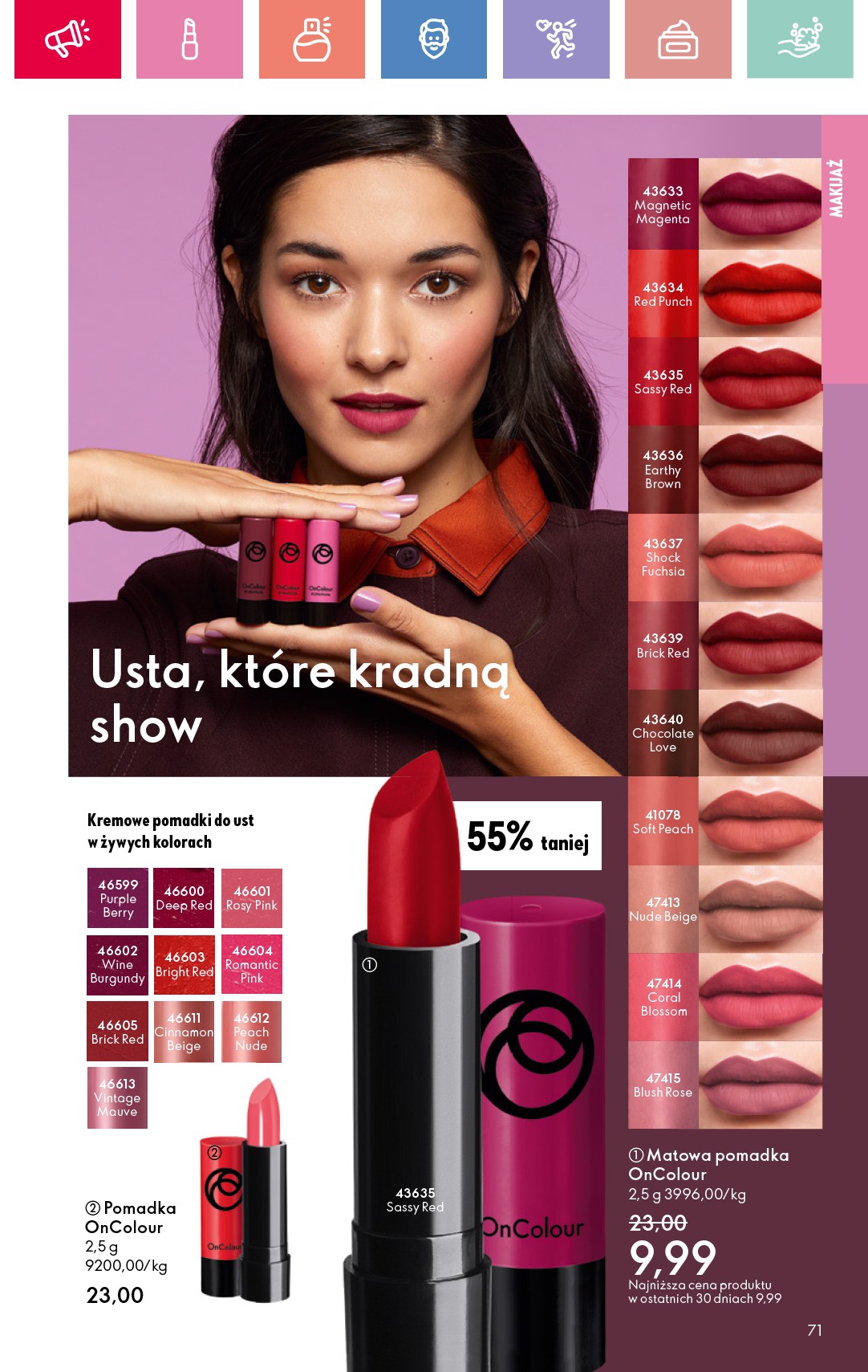 oriflame - Gazetka Oriflame - ważna od 17.08. do 06.09. - page: 71