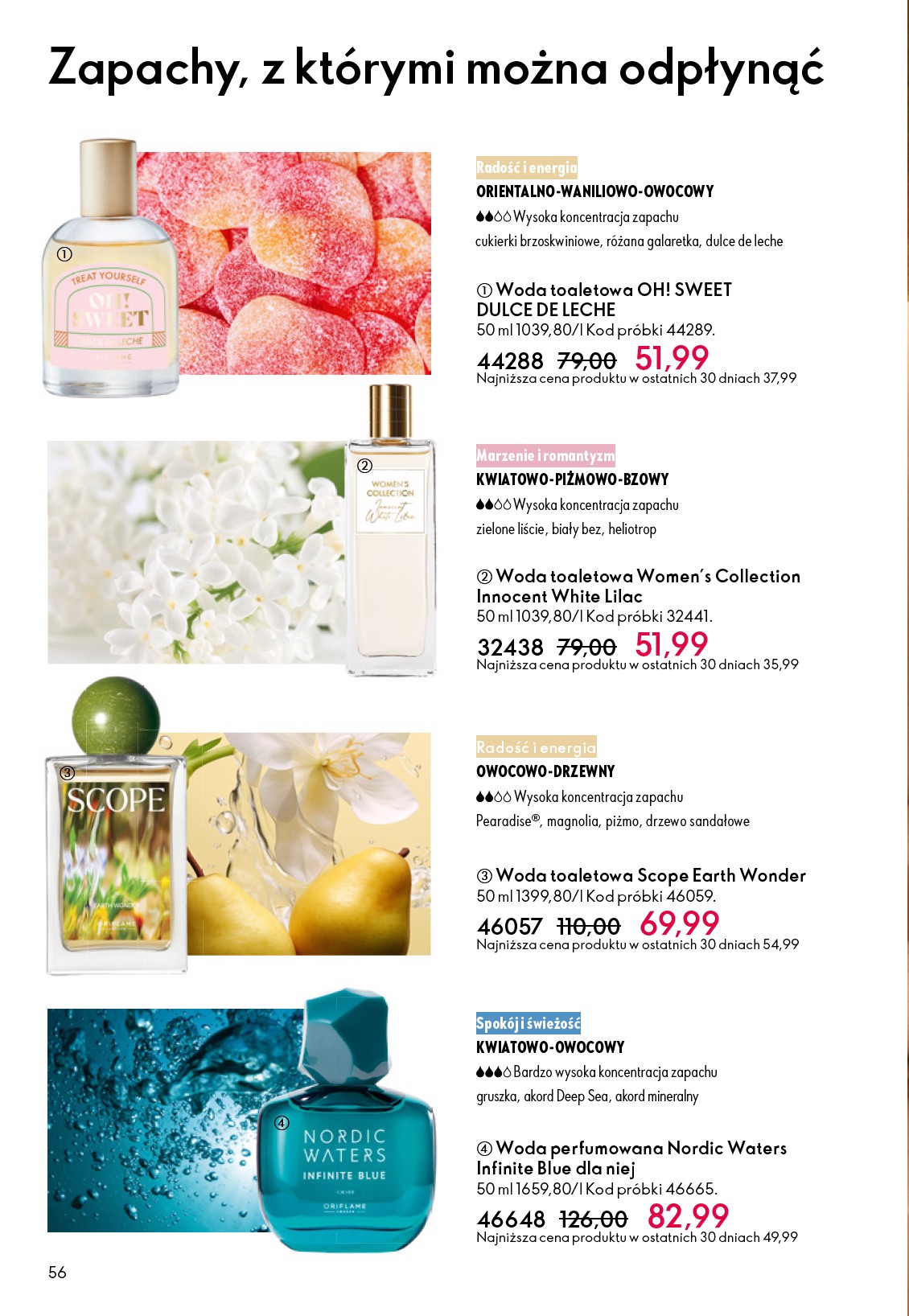 oriflame - Gazetka Oriflame - ważna od 12.11. do 02.12. - page: 56