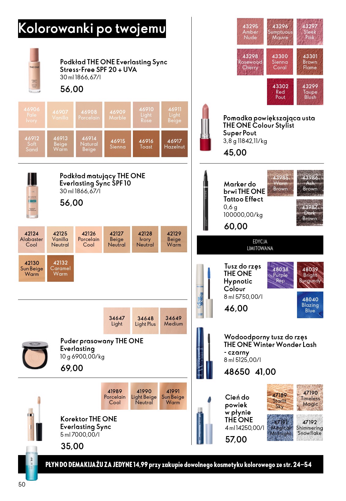 oriflame - Gazetka Oriflame - ważna od 24.12. do 20.01. - page: 50