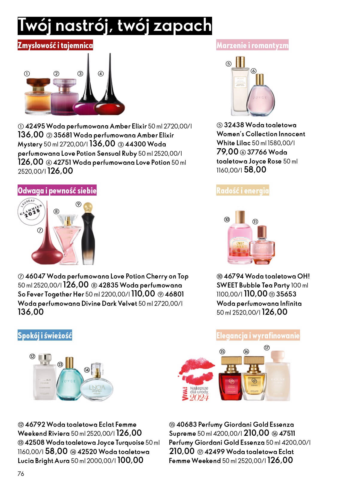 oriflame - Gazetka Oriflame - ważna od 24.12. do 20.01. - page: 76
