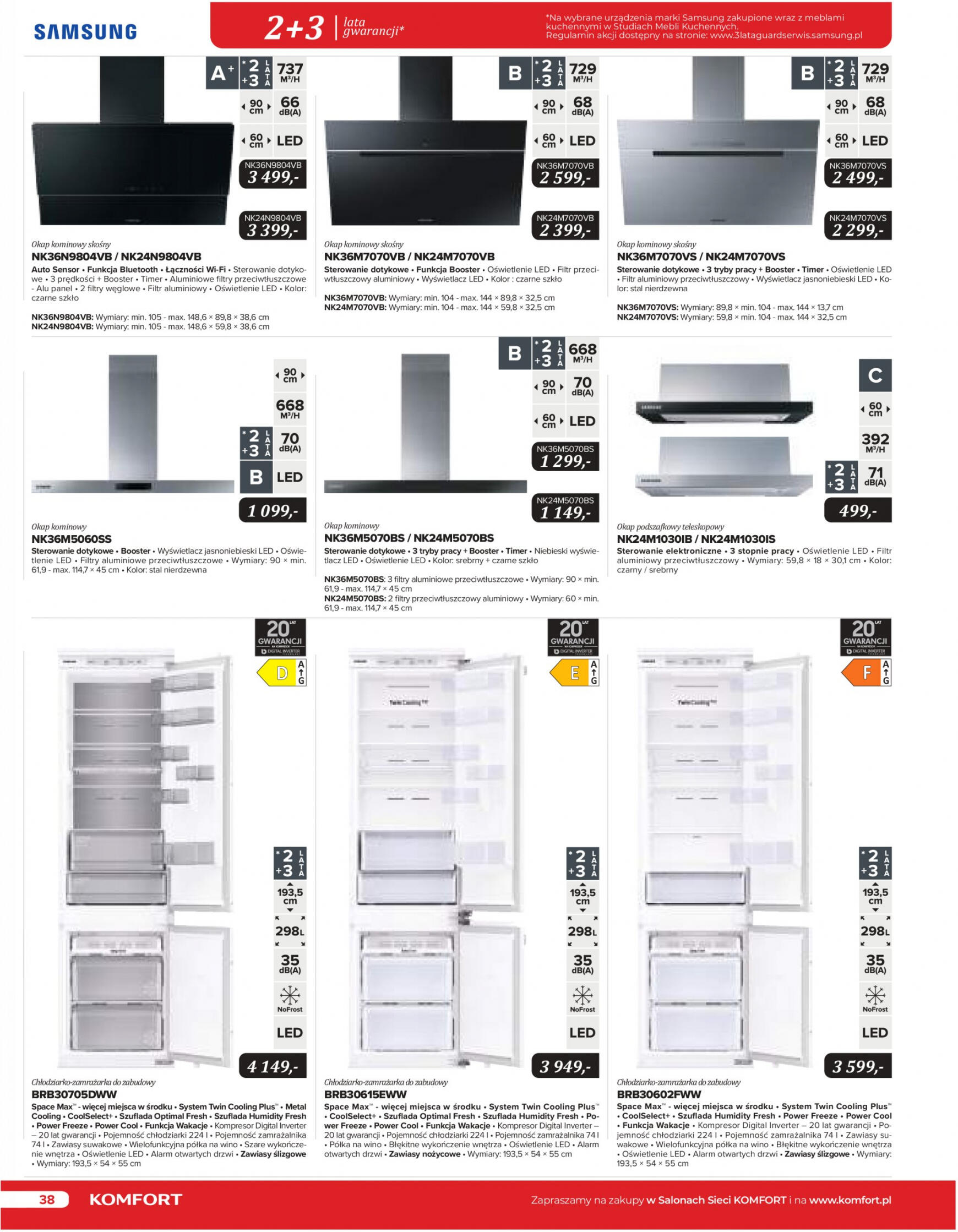 komfort - Komfort - Katalog AGD obowiązuje od 15.12.2023 - page: 38 komfort - Komfort - Katalog AGD obowiązuje od 15.12.2023 - page: 38