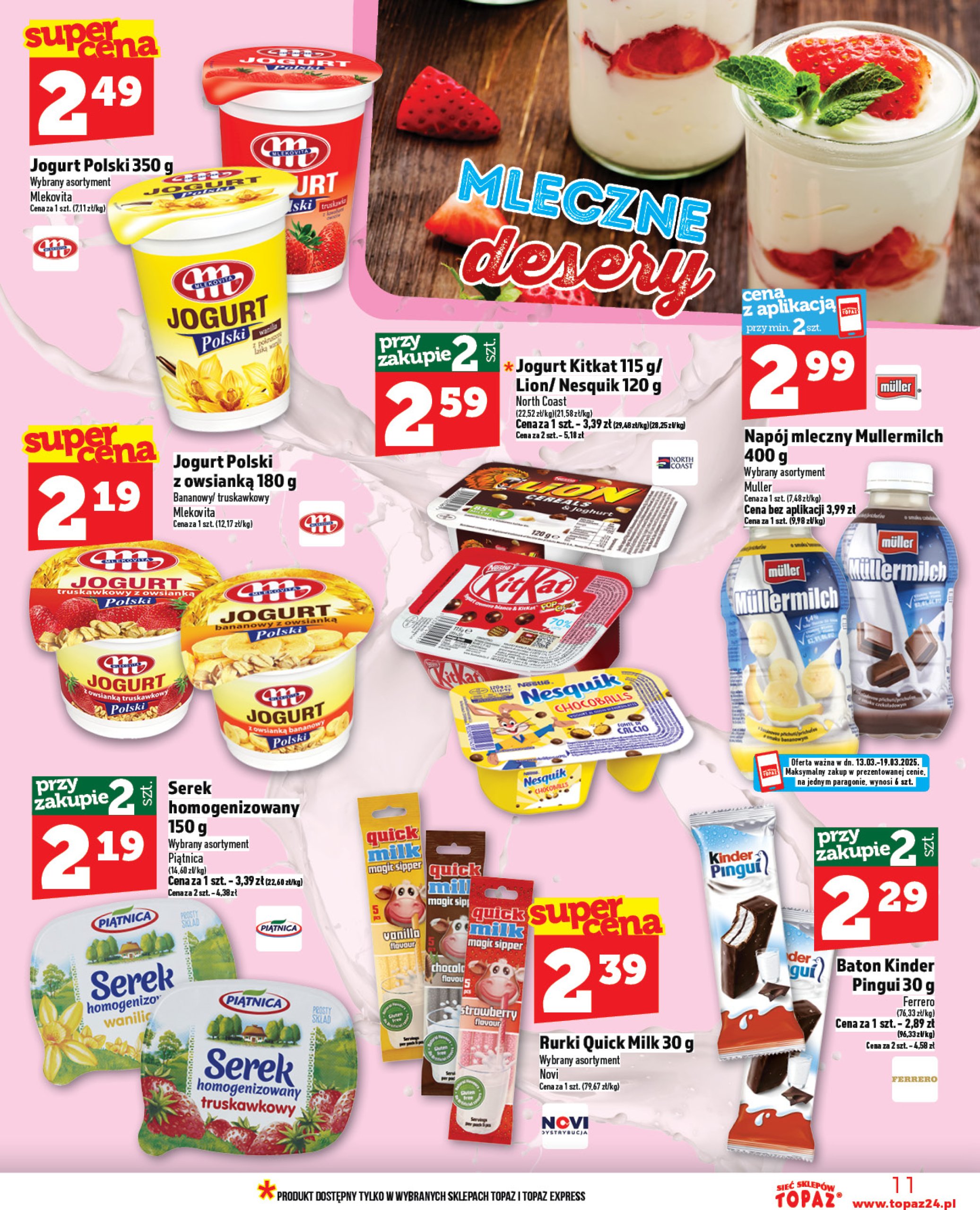 topaz24 - Topaz24 gazetka ważna od 13.03. - 19.03. - page: 11